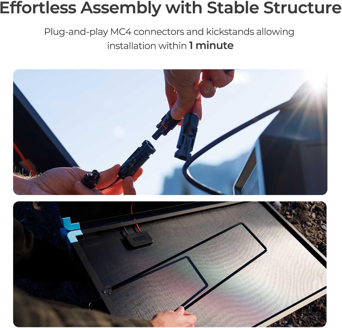 Renogy 400W Portable Solar Panel Suitcase, 23% High Efficiency Foldable Solar Charger for Power Station, Durable for Decades, with Sturdy Kickstands, IP67 Waterproof for RV Camping Off-Grid Blackouts