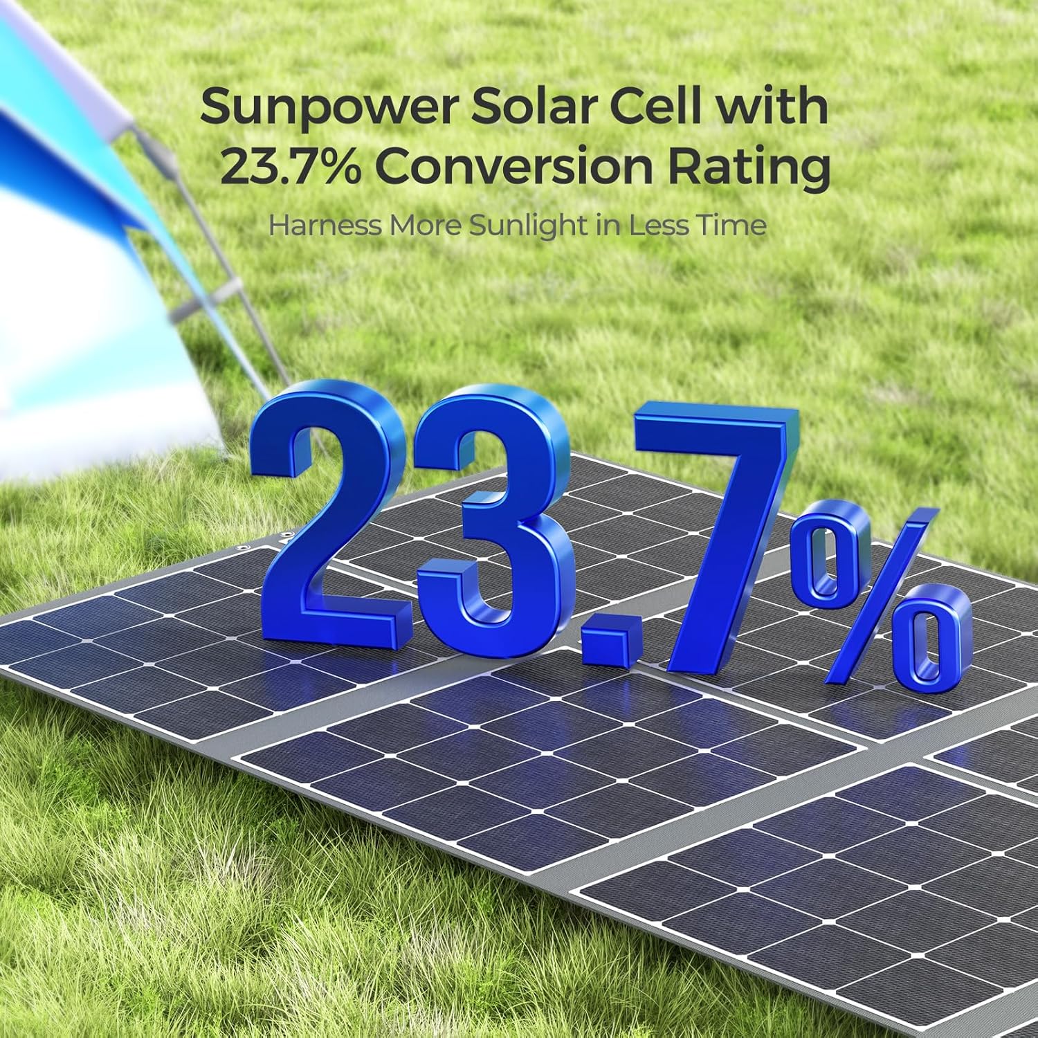 Renogy 400W Portable Solar Panel Suitcase, 23% High Efficiency Foldable Solar Charger for Power Station, Durable for Decades, with Sturdy Kickstands, IP67 Waterproof for RV Camping Off-Grid Blackouts