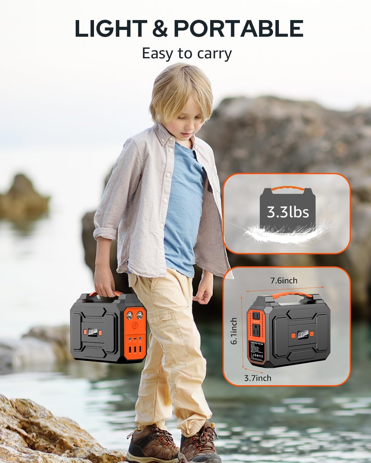 Solar Powered Generator 200W Peak/100W Rated review