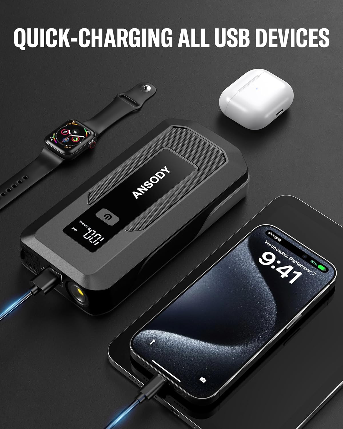 3000A Peak Car Jump Starter review