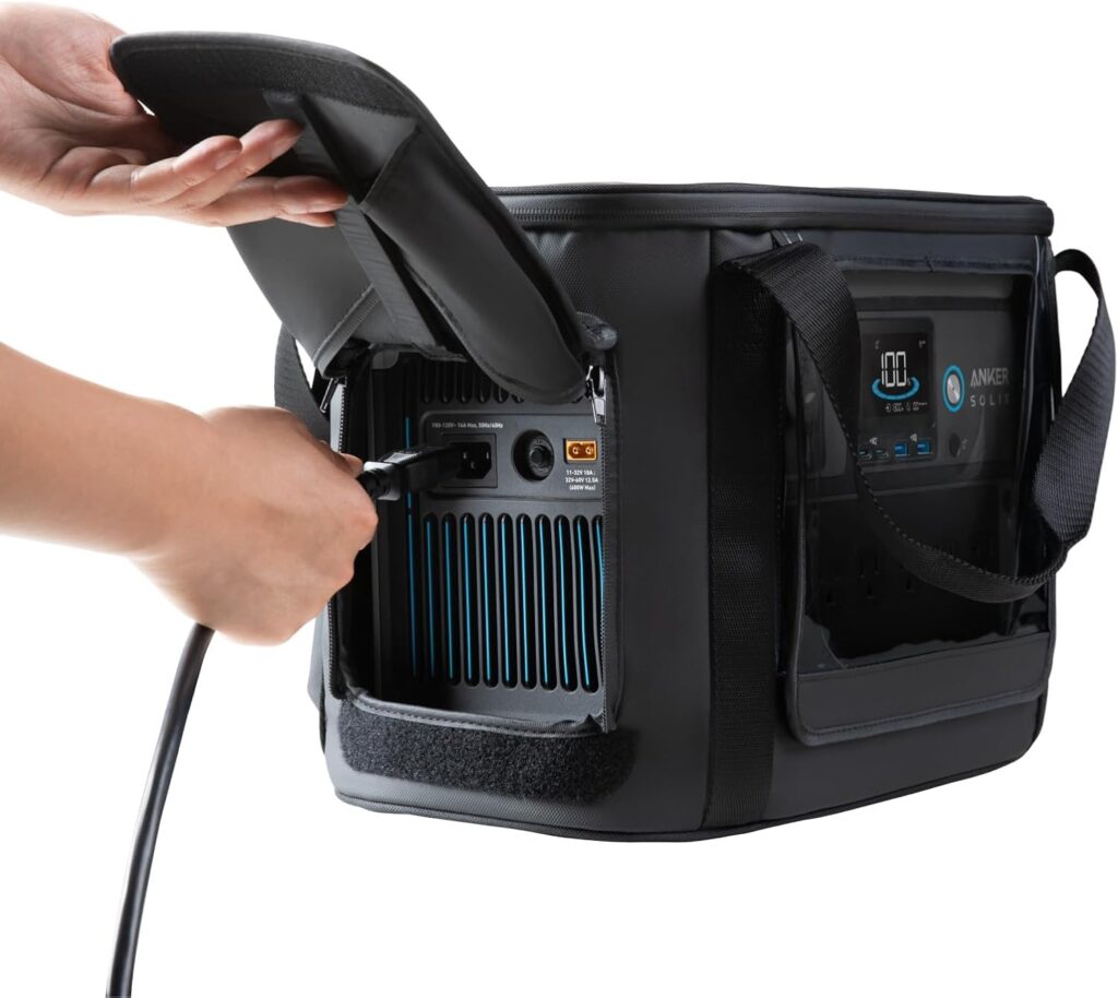 Anker SOLIX C1000 Portable Power Station with 200W Solar Panel, 1800W Solar Generator, 1056wh LFP (LiFePO4) Battery, 6 AC Outlets, Up to 2400W for Home, Power Outages, and Outdoor Camping