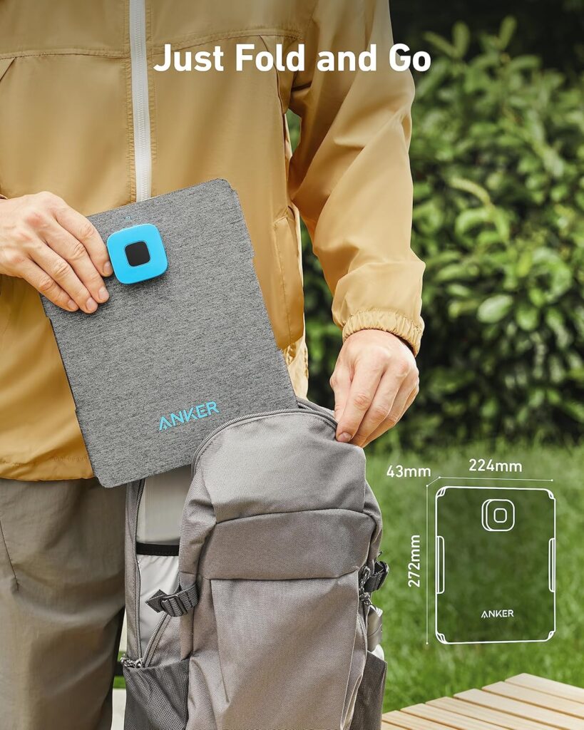 Anker Solix PS30 Solar Panel, 30W Foldable Portable Solar Charger, IP65 Water and Dust Resistance, Ultra-Fast Charging, Charges 2 Devices at Once, for Camping, Hiking, and Outdoor Activities. Anker Solix PS30 Solar Panel, 30W Foldable Portable Solar Charger, IP65 Water and Dust Resistance, Ultra-Fast Charging, Charges 2 Devices at Once, for Camping, Hiking, and Outdoor Activities.