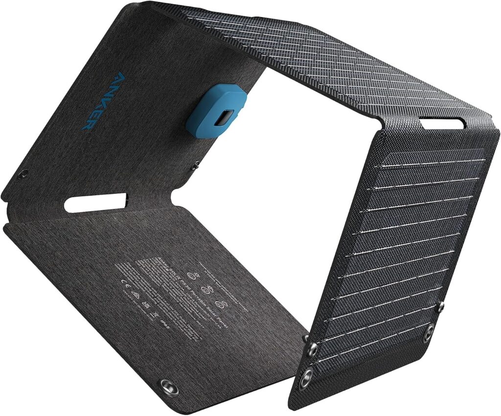 Anker Solix PS30 Solar Panel, 30W Foldable Portable Solar Charger, IP65 Water and Dust Resistance, Ultra-Fast Charging, Charges 2 Devices at Once, for Camping, Hiking, and Outdoor Activities. Anker Solix PS30 Solar Panel, 30W Foldable Portable Solar Charger, IP65 Water and Dust Resistance, Ultra-Fast Charging, Charges 2 Devices at Once, for Camping, Hiking, and Outdoor Activities.