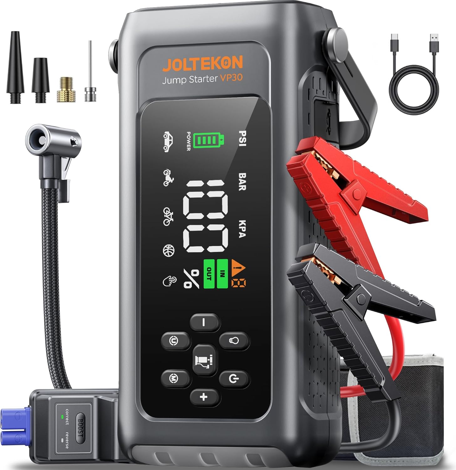 Car Battery Jump Starter with Air Compressor review