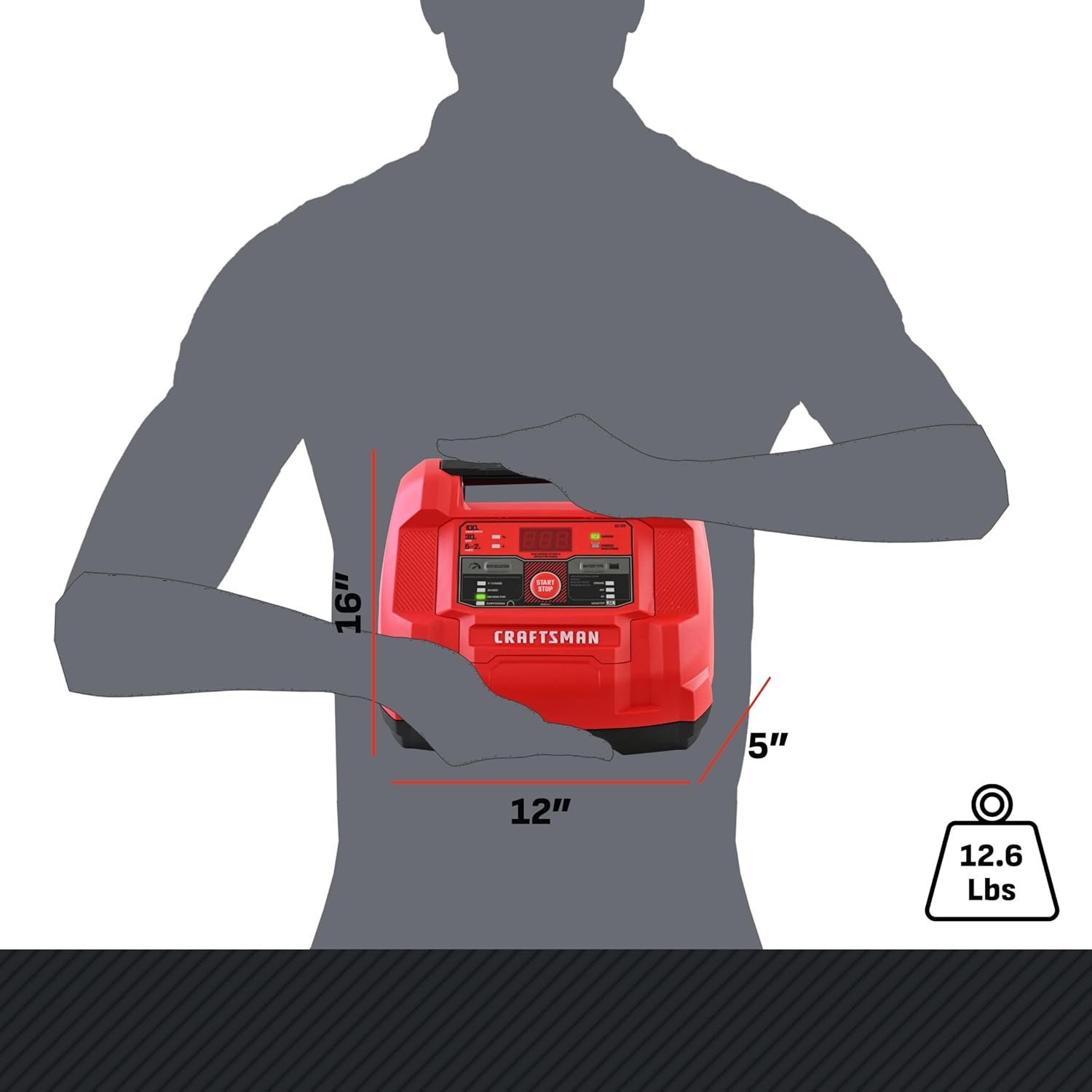 CRAFTSMAN CMXCESM253 6A Charger & 100A Starter review