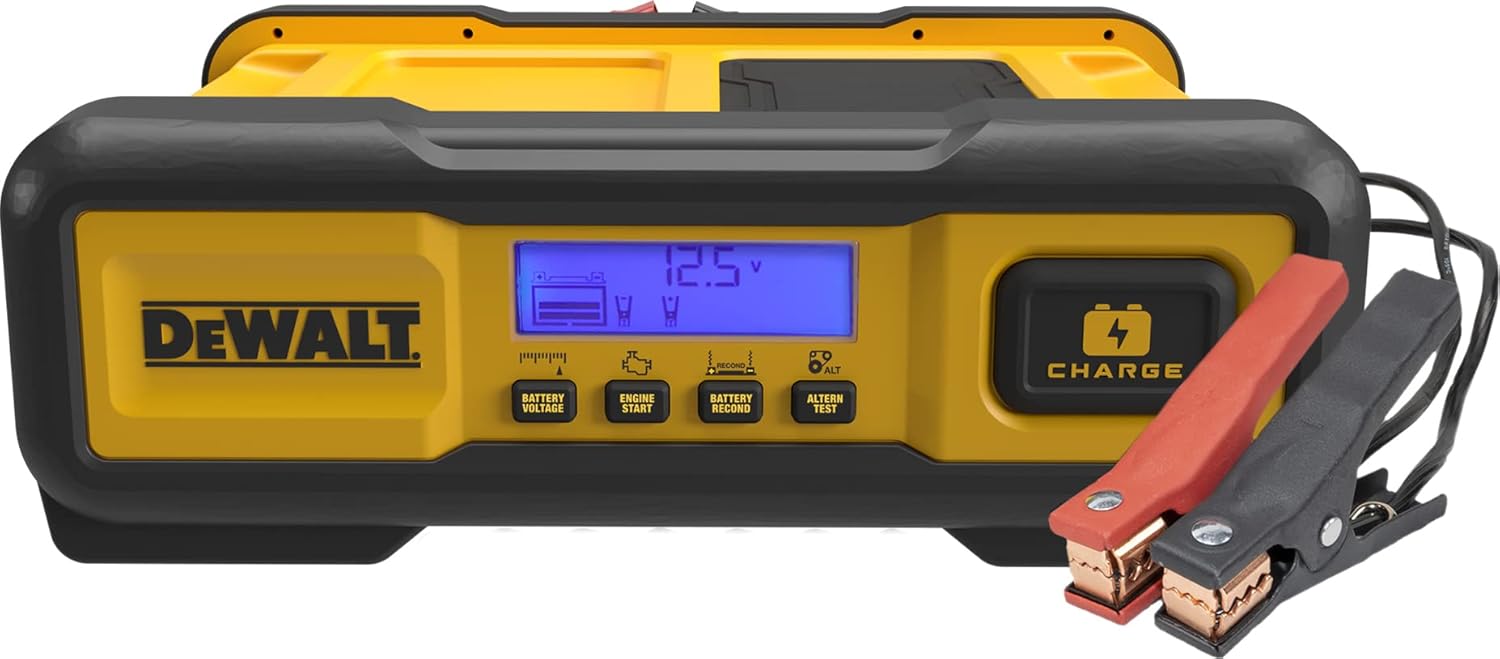 DEWALT DXAEC 30 Amp Professional Battery Charger with 100 Amp Engine Start  3 Amp Maintainer