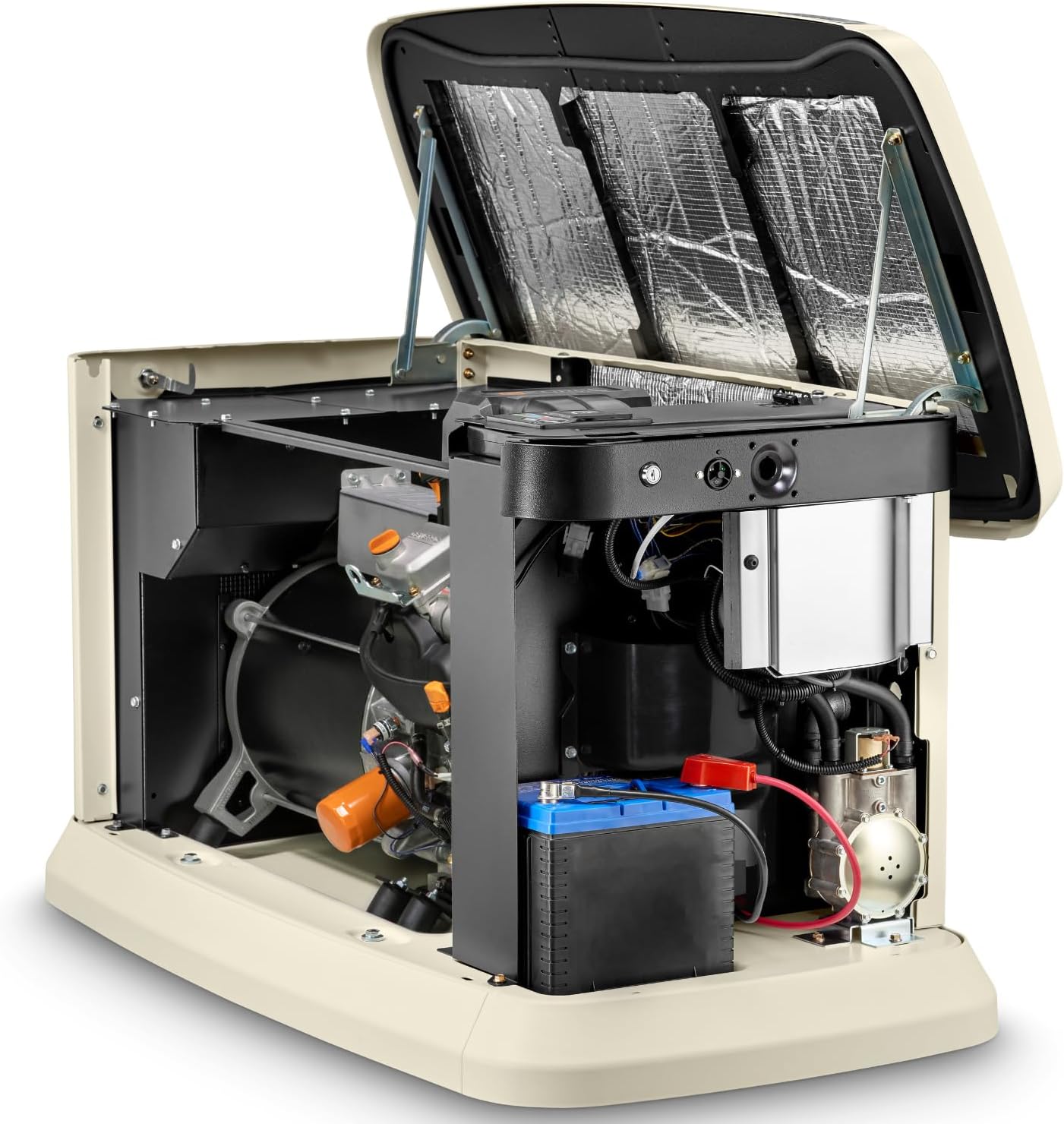 Generac Guardian 22kW Home Standby Generator with 200 Amp Transfer Switch - Automatic Whole House Backup Power for Storms, Emergencies, and Outages, WiFi Enabled, Runs on Natural Gas or Liquid Propane Generac Guardian 22kW Home Standby Generator with 200 Amp Transfer Switch - Automatic Whole House Backup Power for Storms, Emergencies, and Outages, WiFi Enabled, Runs on Natural Gas or Liquid Propane