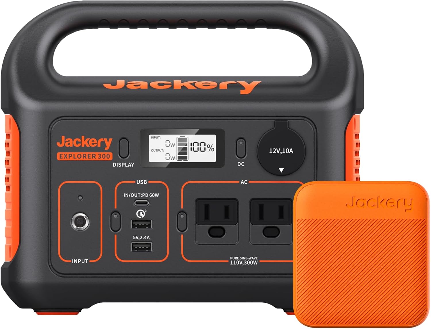 Jackery Portable Power Station Explorer 300, 293Wh Backup Lithium Battery, Solar Generator for Outdoors Camping Travel Hunting Blackout (Solar Panel Optional) Jackery Portable Power Station Explorer 300, 293Wh Backup Lithium Battery, Solar Generator for Outdoors Camping Travel Hunting Blackout (Solar Panel Optional)