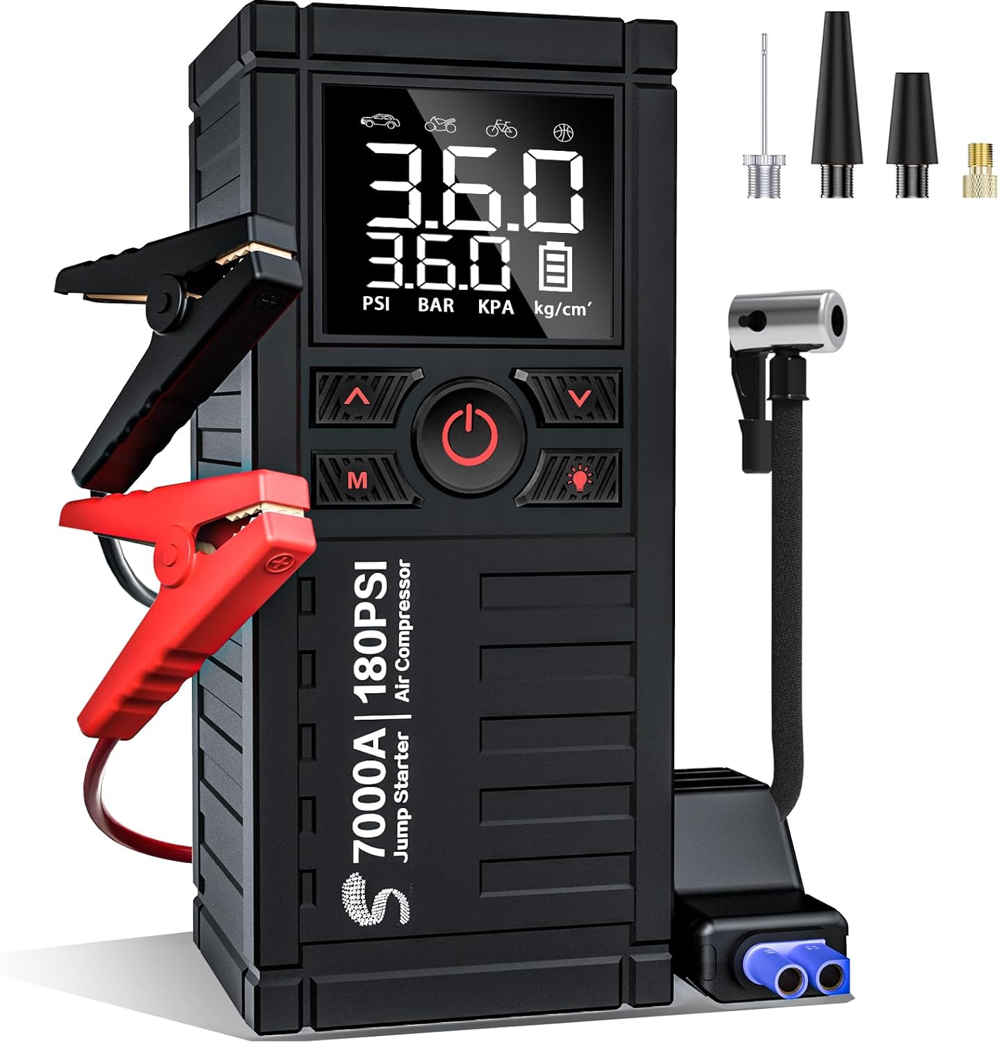 7000A 180PSI Car Battery Jump Starter review