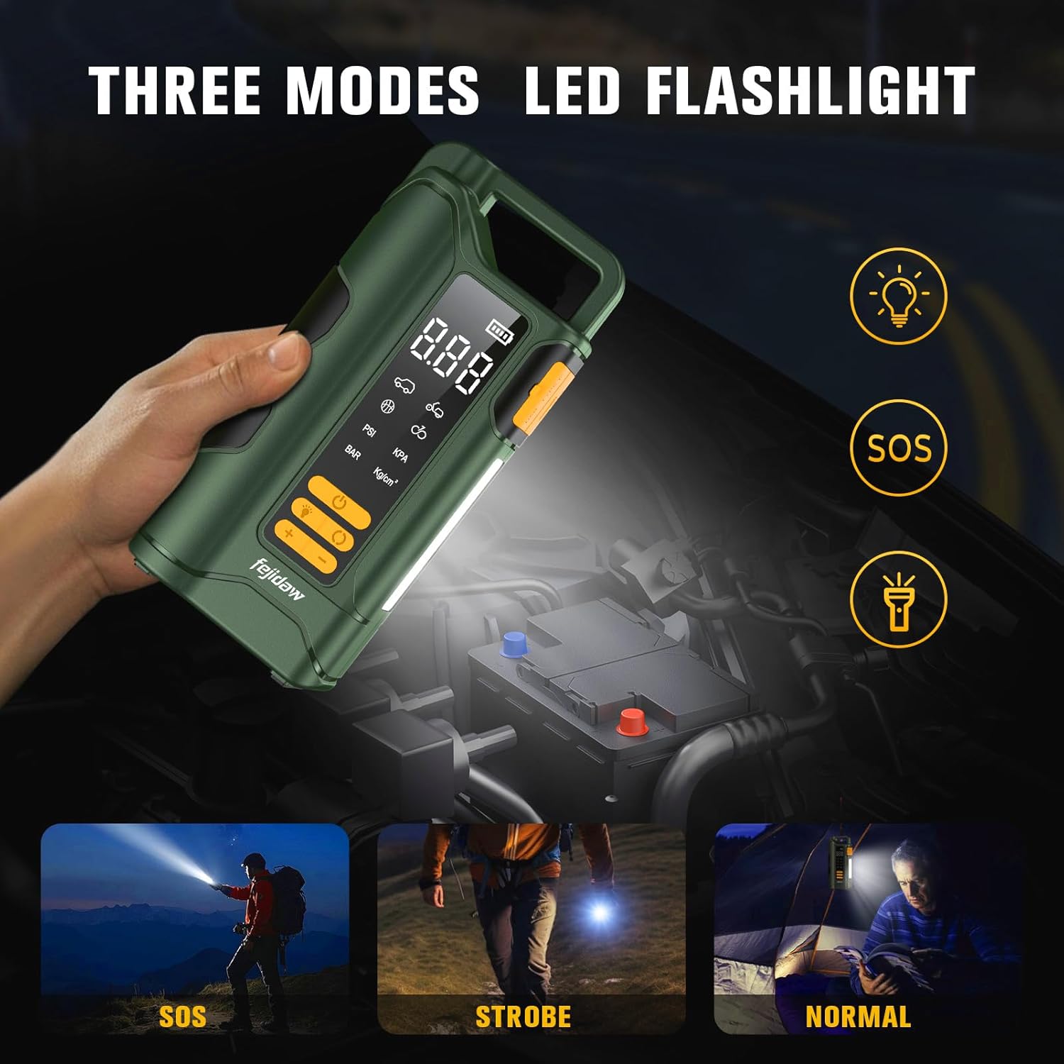 5000A Car Battery Jumper Starter review