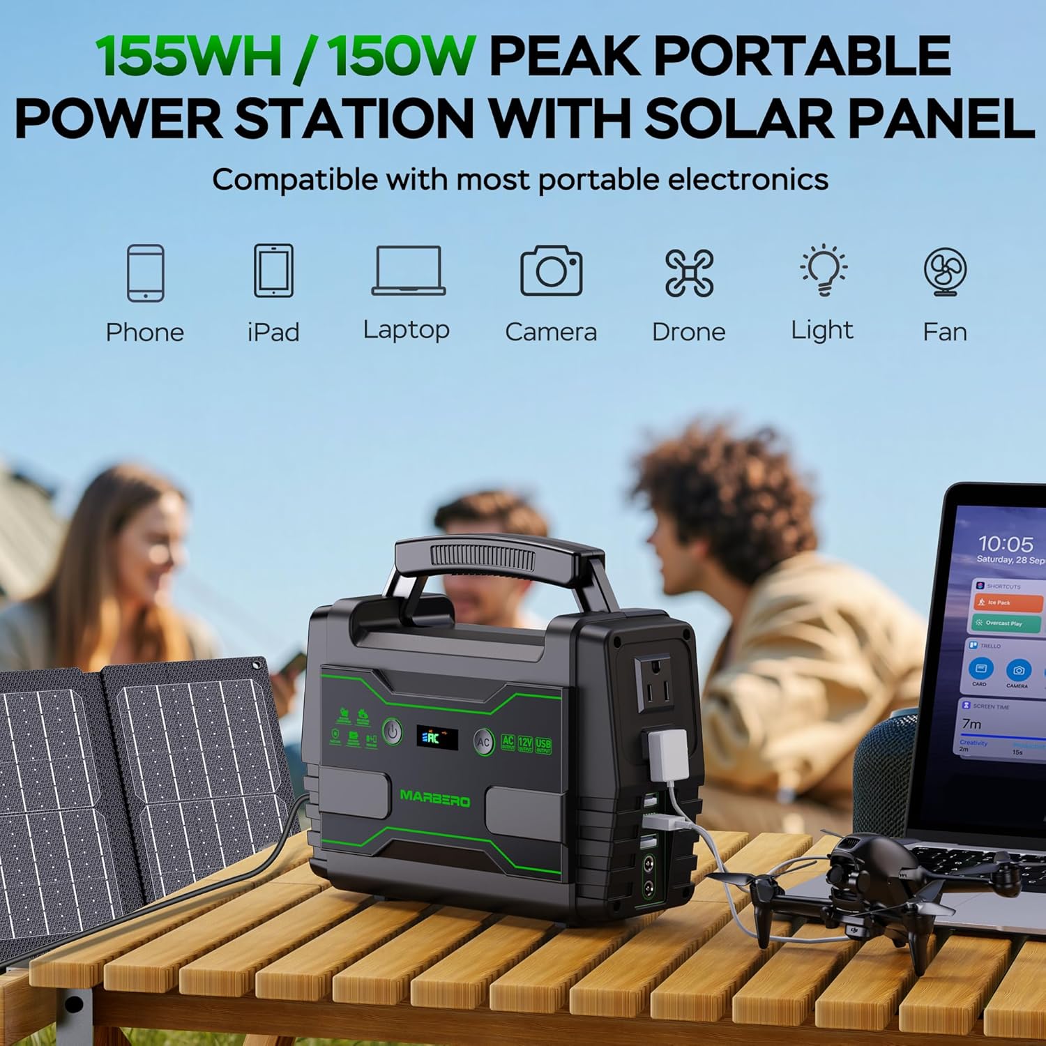 MARBERO Solar Generator 155Wh review
