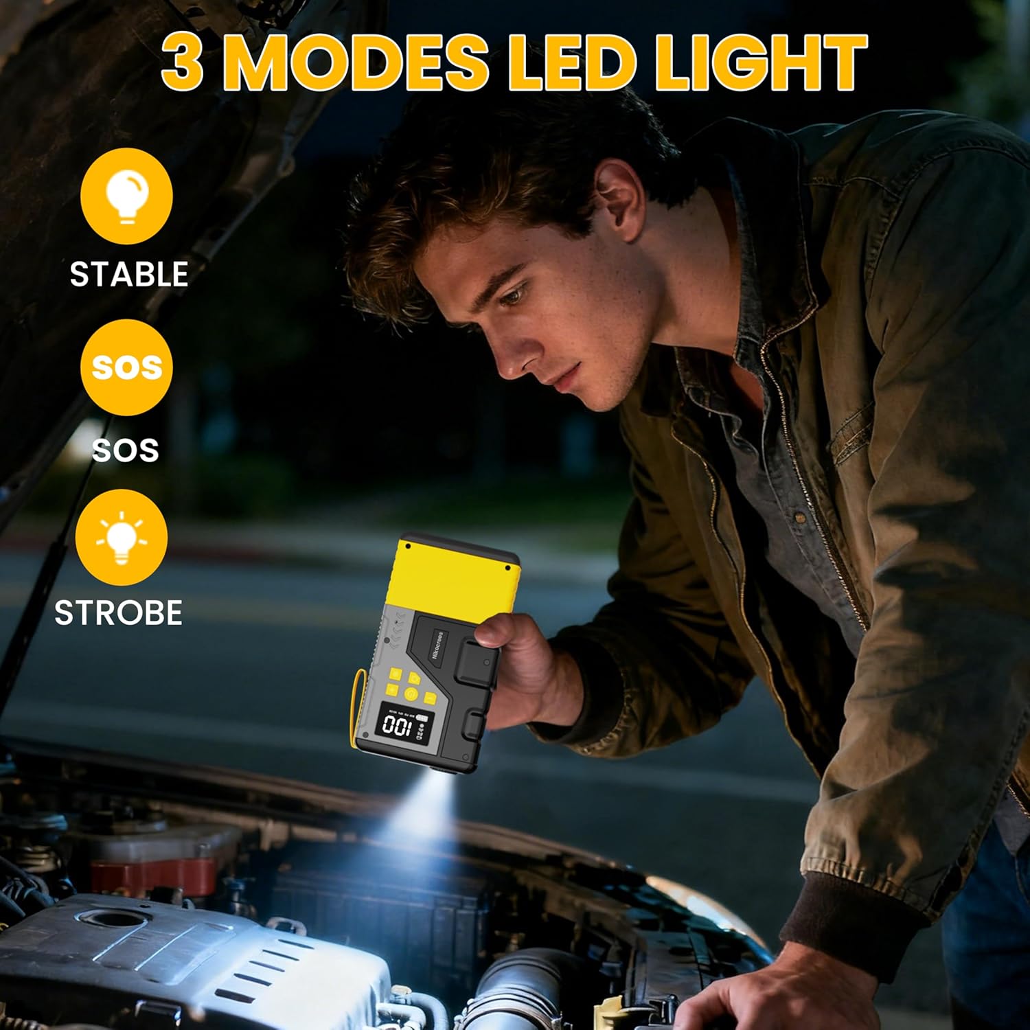 Portable Car Jump Starter with Air Compressor review