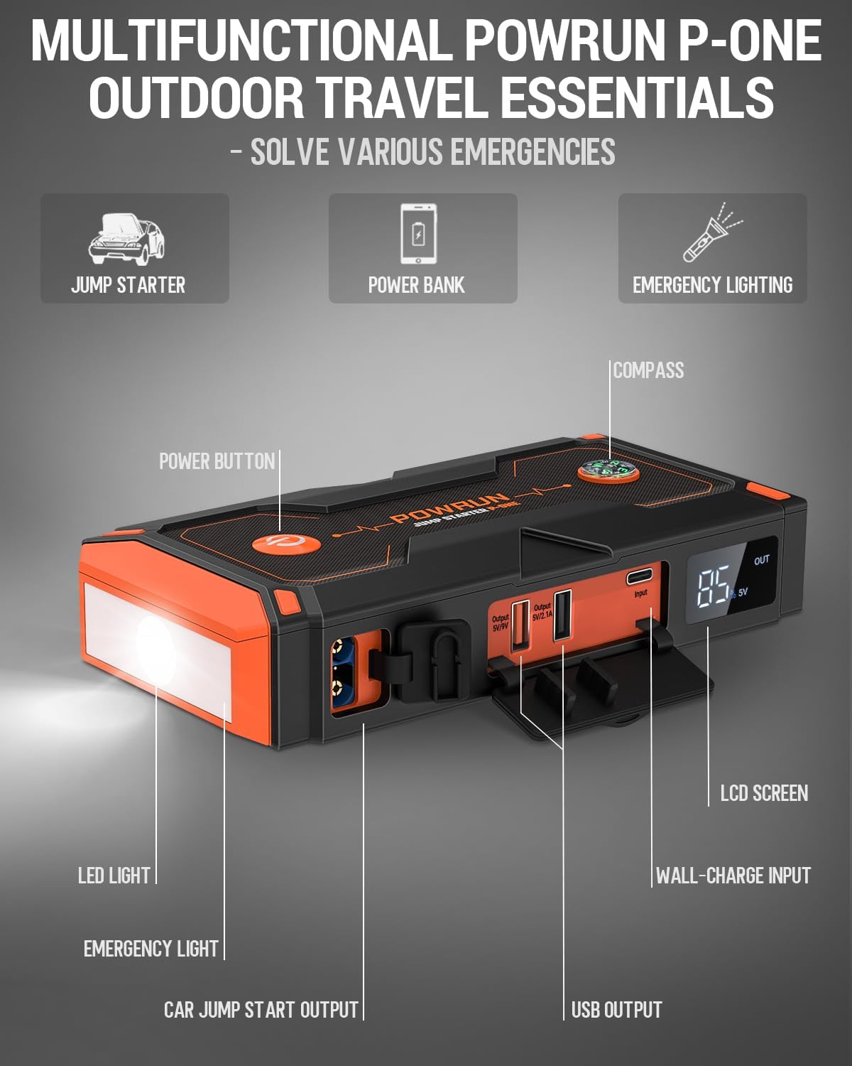 Powrun P-ONE Jump Starter review