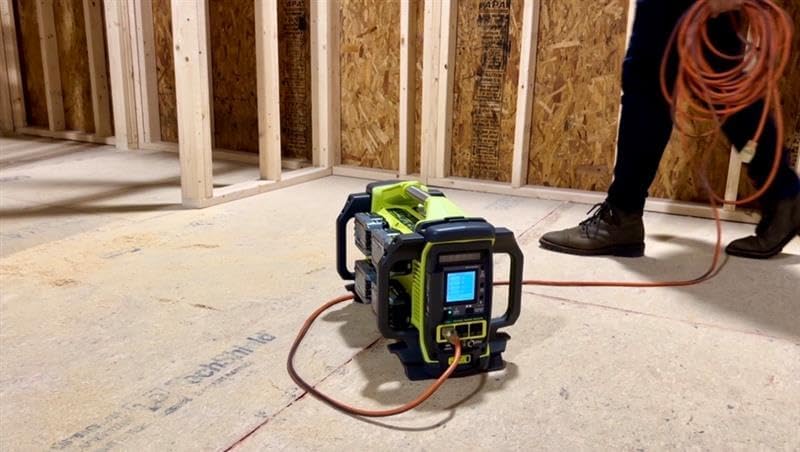 RYOBI 1800-Watt Power Station Battery Inverter Push Button Generator/Charger (Tool-Only)