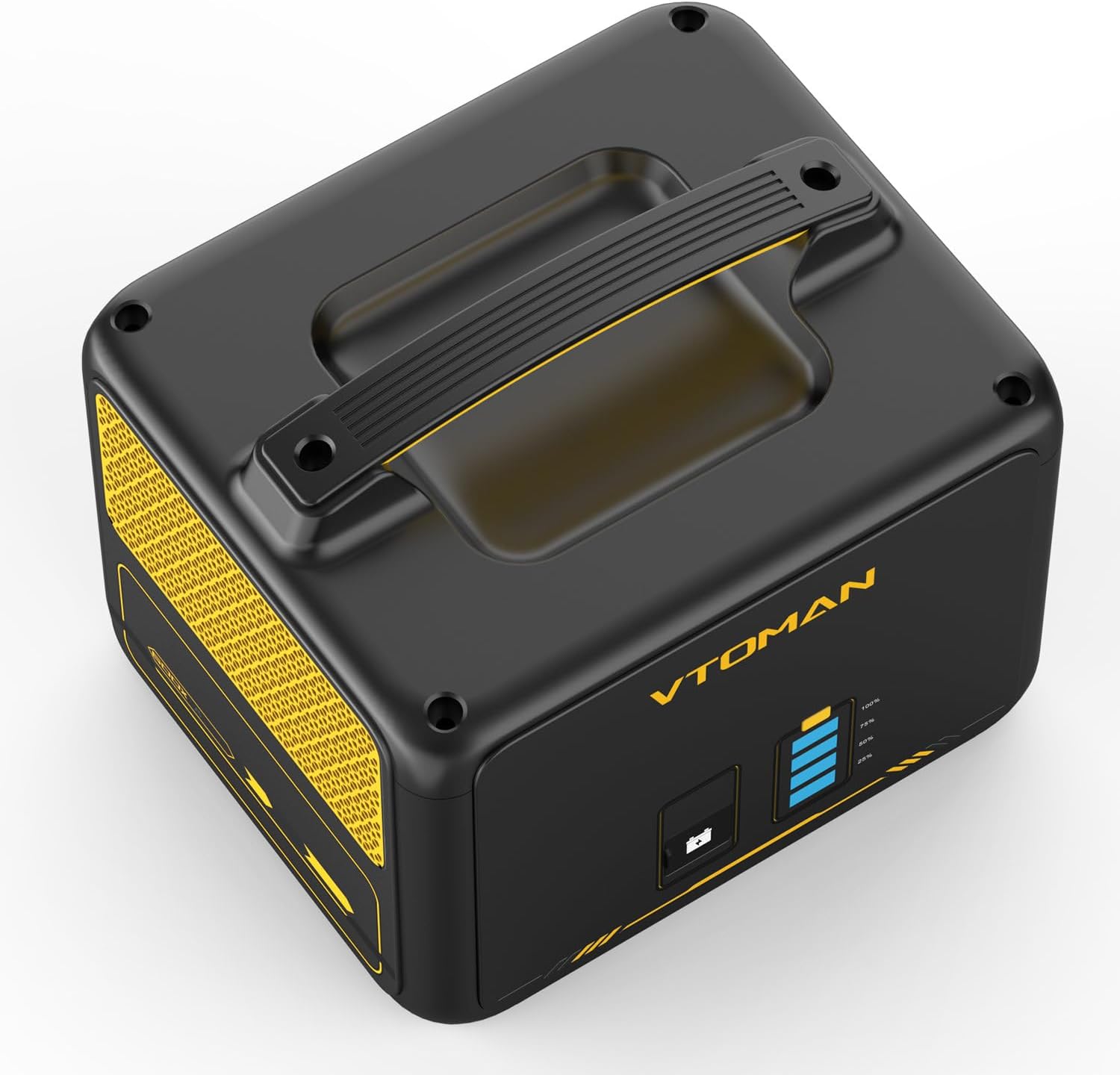 VTOMAN Jump 600X Portable Power Station 600W, 299Wh Solar Generator LiFePO4 Battery Power Station with Jump Start for Car, 1200W AC Outlet, PD 60W USB-C, 3x Regulated 12V/10A DC for Camping, RV Travel