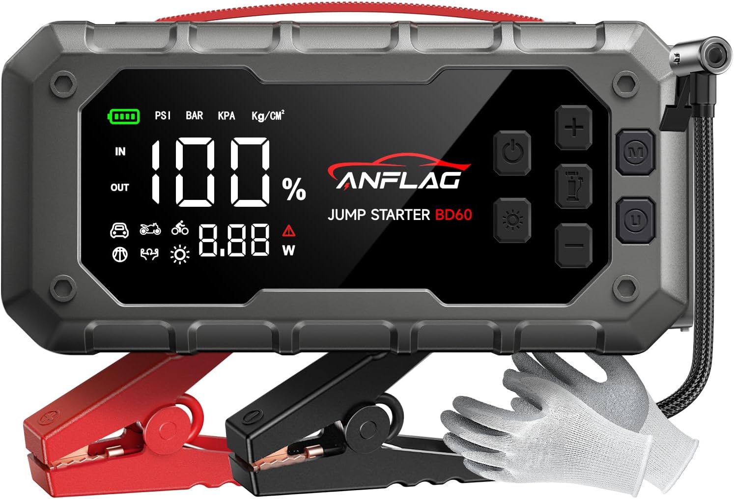 10-in-1 Car Jump Starter with Air Compressor review
