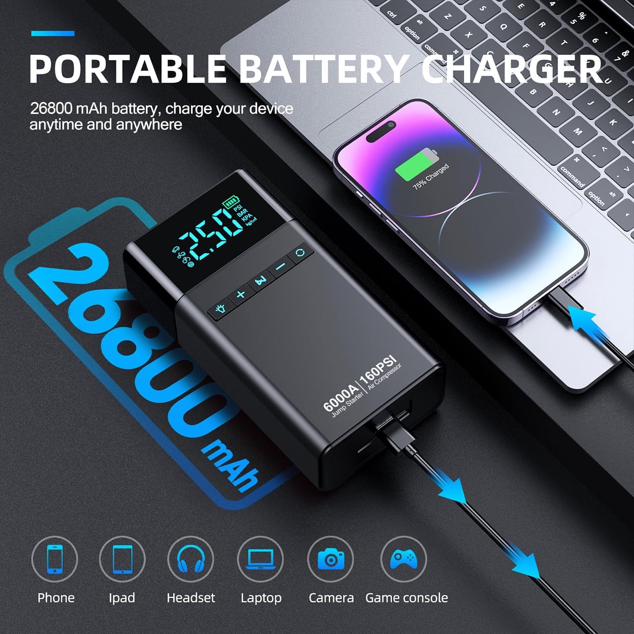 10-in-1 Portable Car Jump Starter review