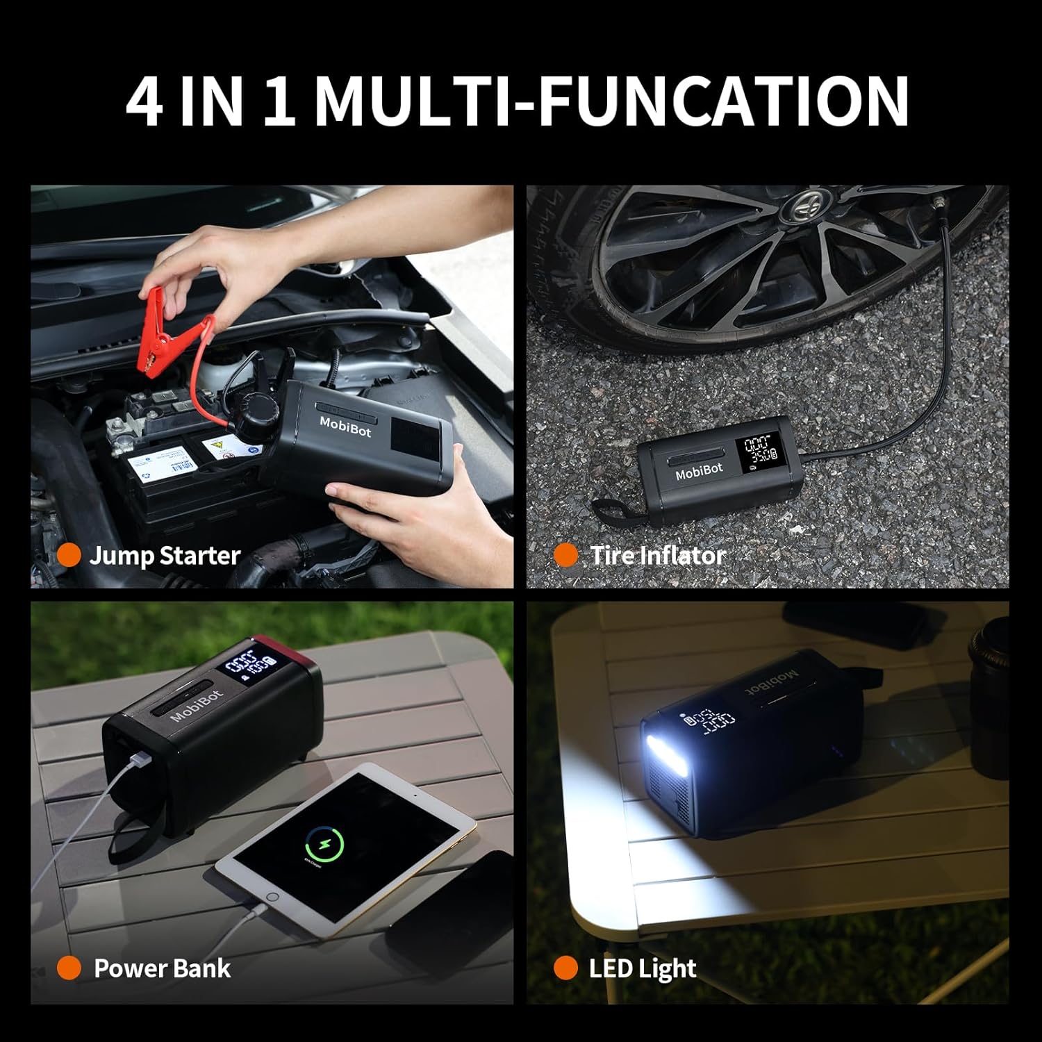 4-in-1 Jump Starter review