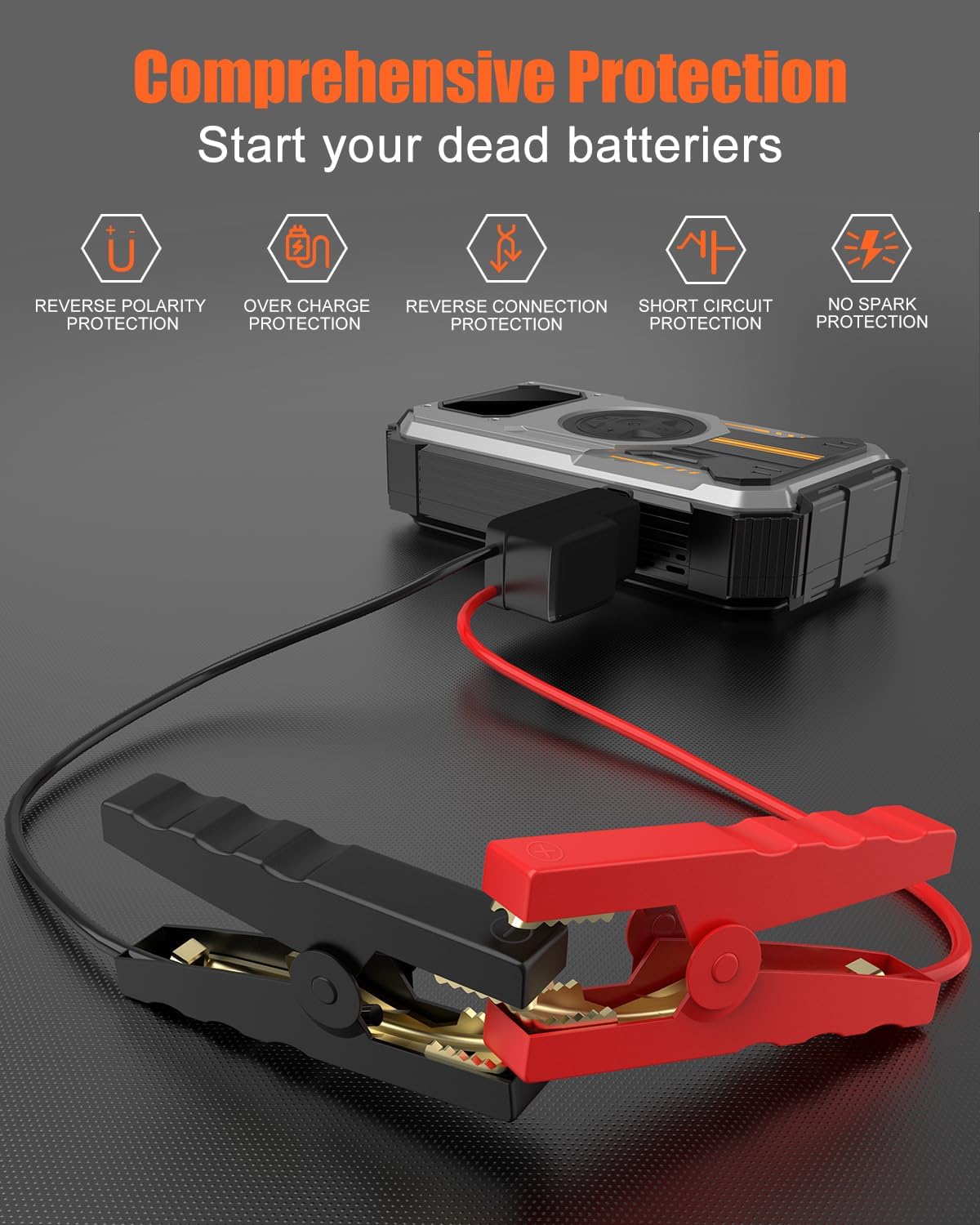Car Battery Jump Starter PD-270 6000A review