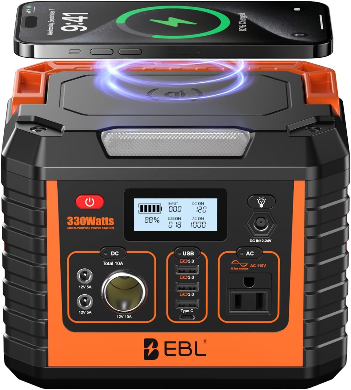 EBL Portable Power Station 300 330W review