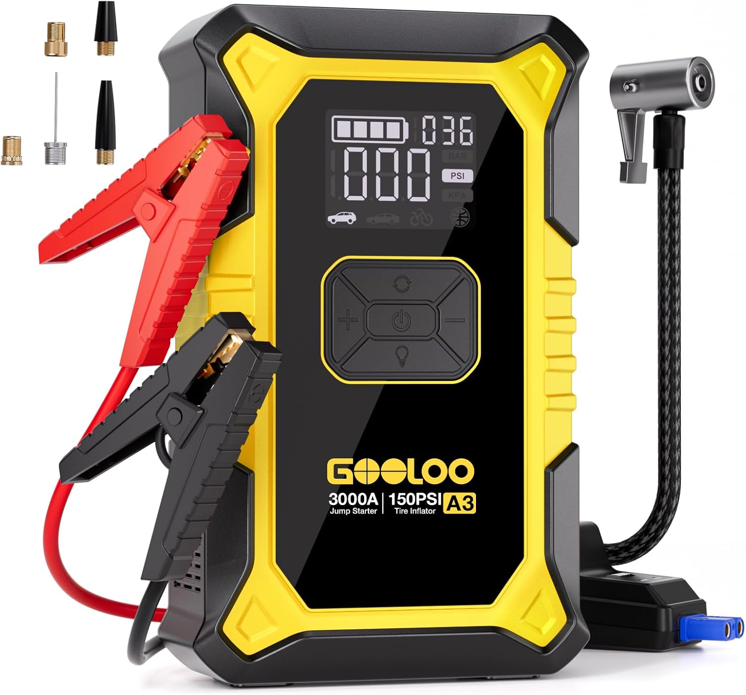 GOOLOO A3 Jump Starter with Air Compressor review