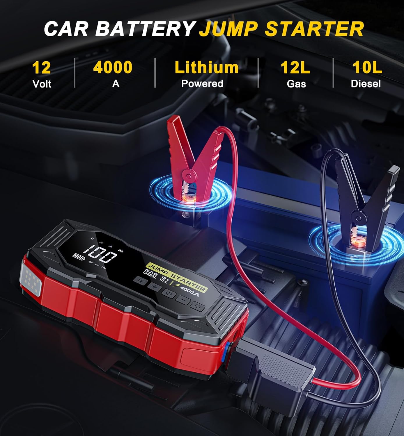 Portable Car Battery Jump Starter review