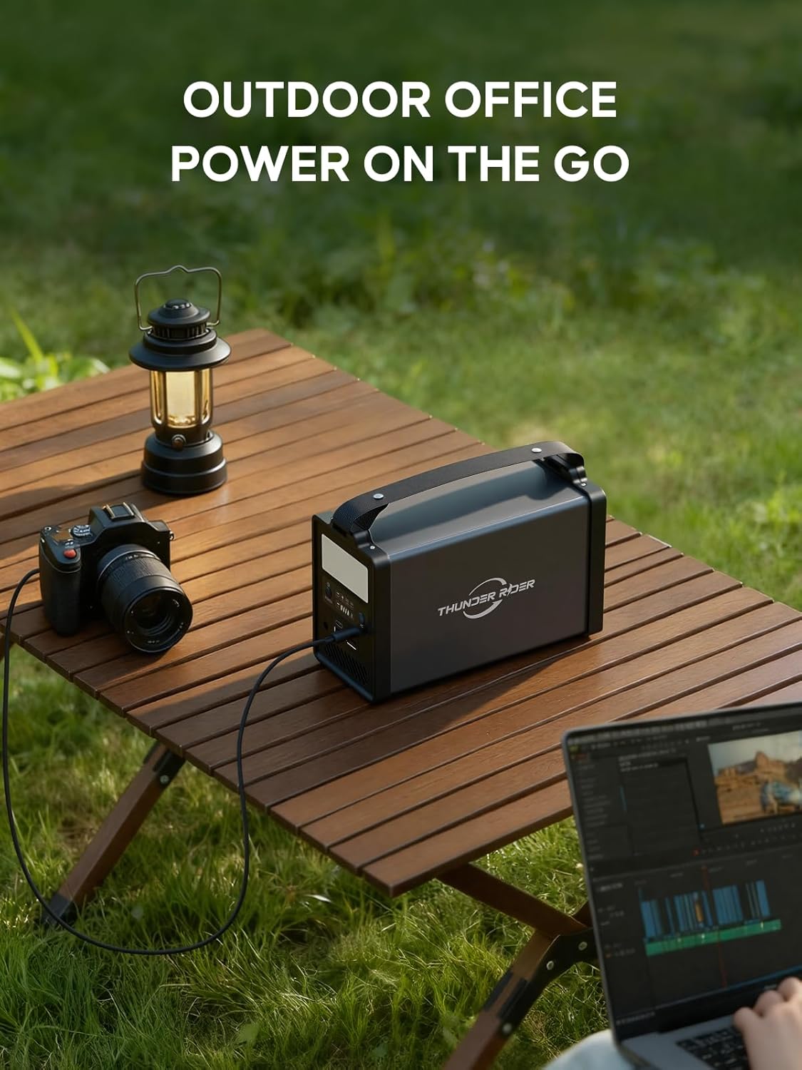 Portable Power Station 300W, 299Wh Solar Generator with 4.38lbs Ultralight Design, Pure Sine Wave AC Outlet Backup Lithium Battery for CPAP Camping RV Home Emergency