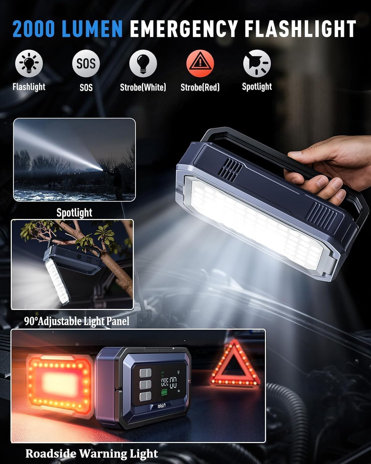 UTRAI Jump Starter with Air Compressor 150PSI review