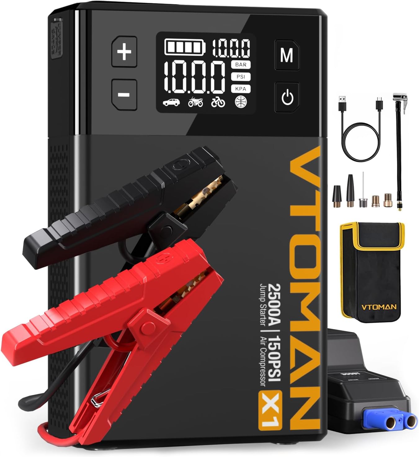 VTOMAN X1 Jump Starter with Air Compressor review
