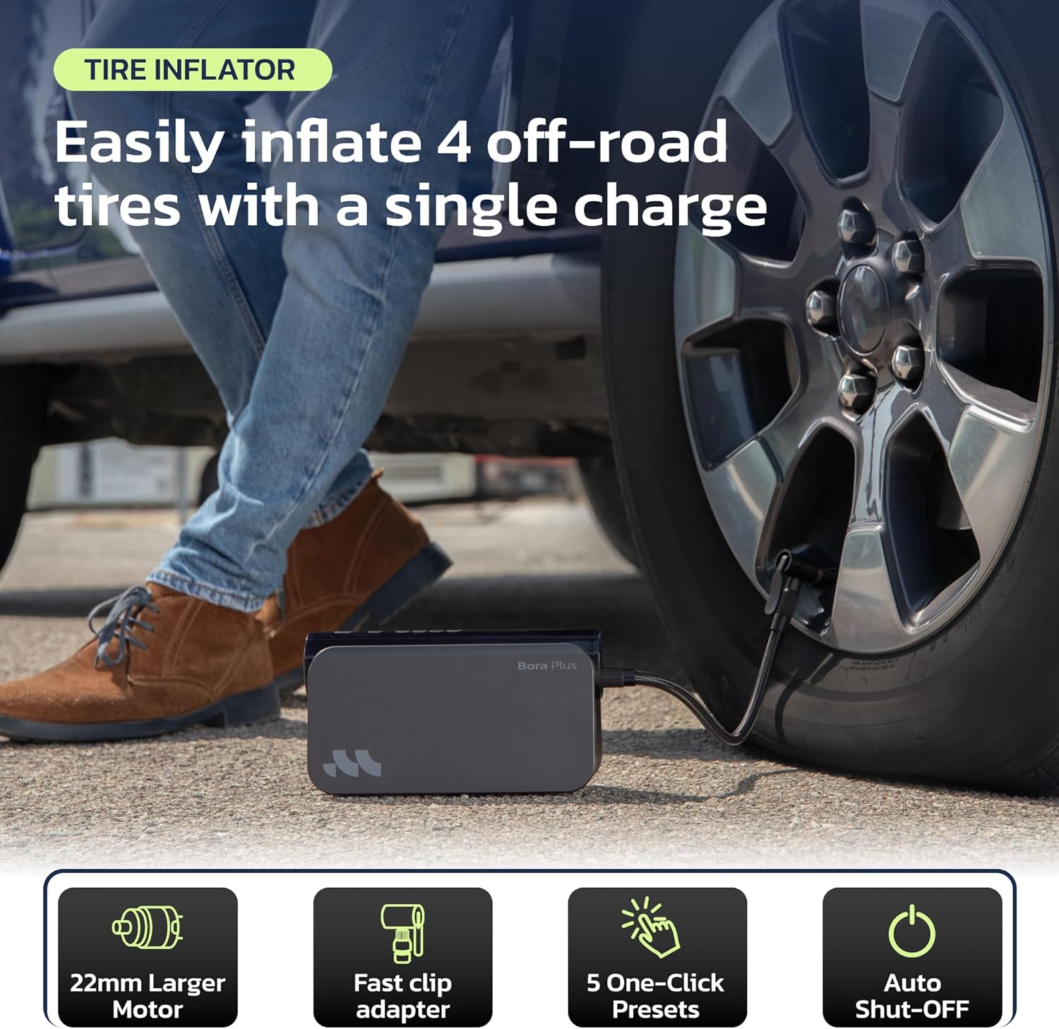 Woowind Jump Starter with Air Compressor 3-in-1 review