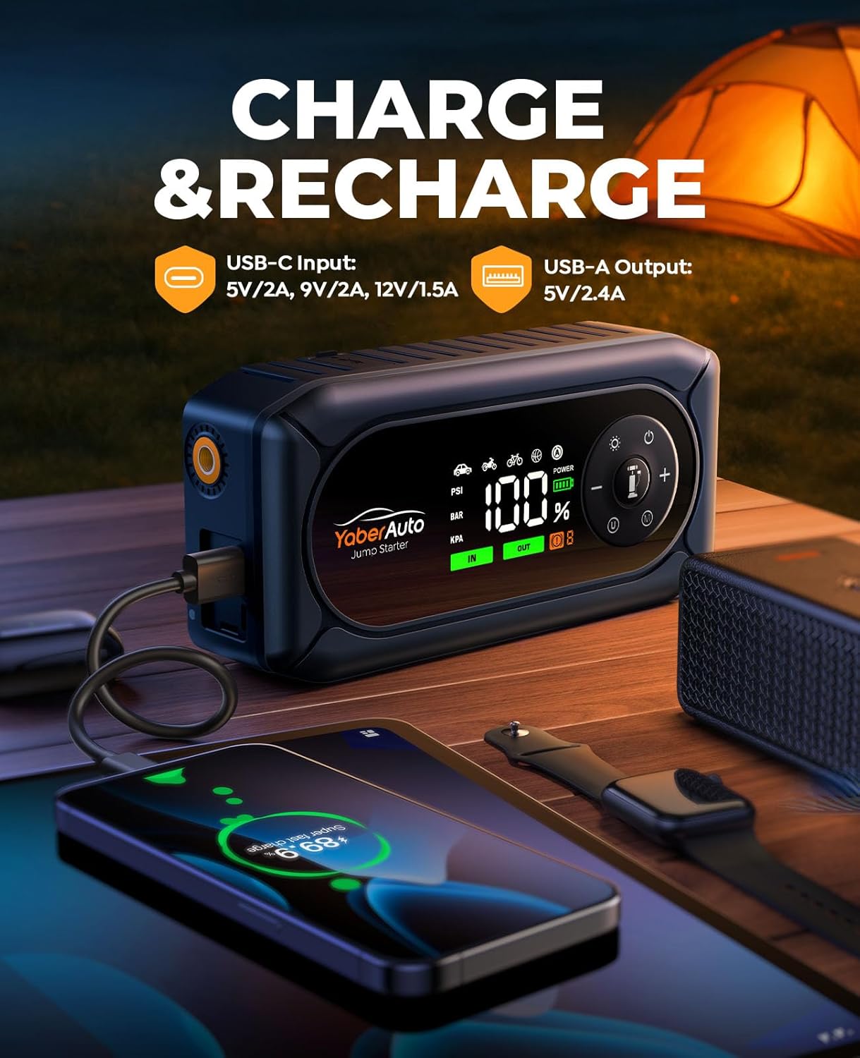 YaberAuto 9-in-1 Jump Starter with Air Compressor review
