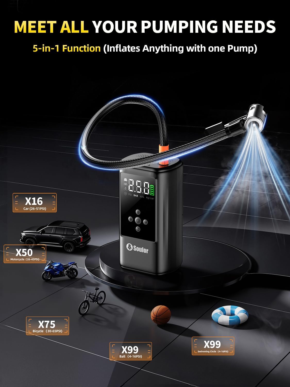 6000A Jump Starter with Air Compressor review