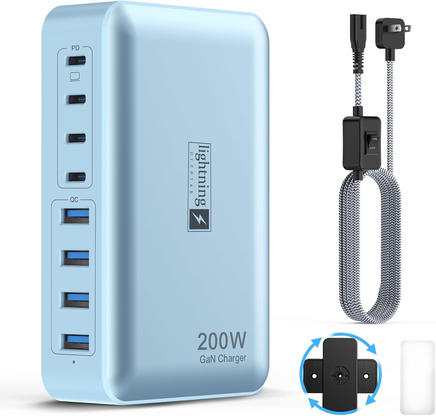 8-Port Multi Charging Station 200W review