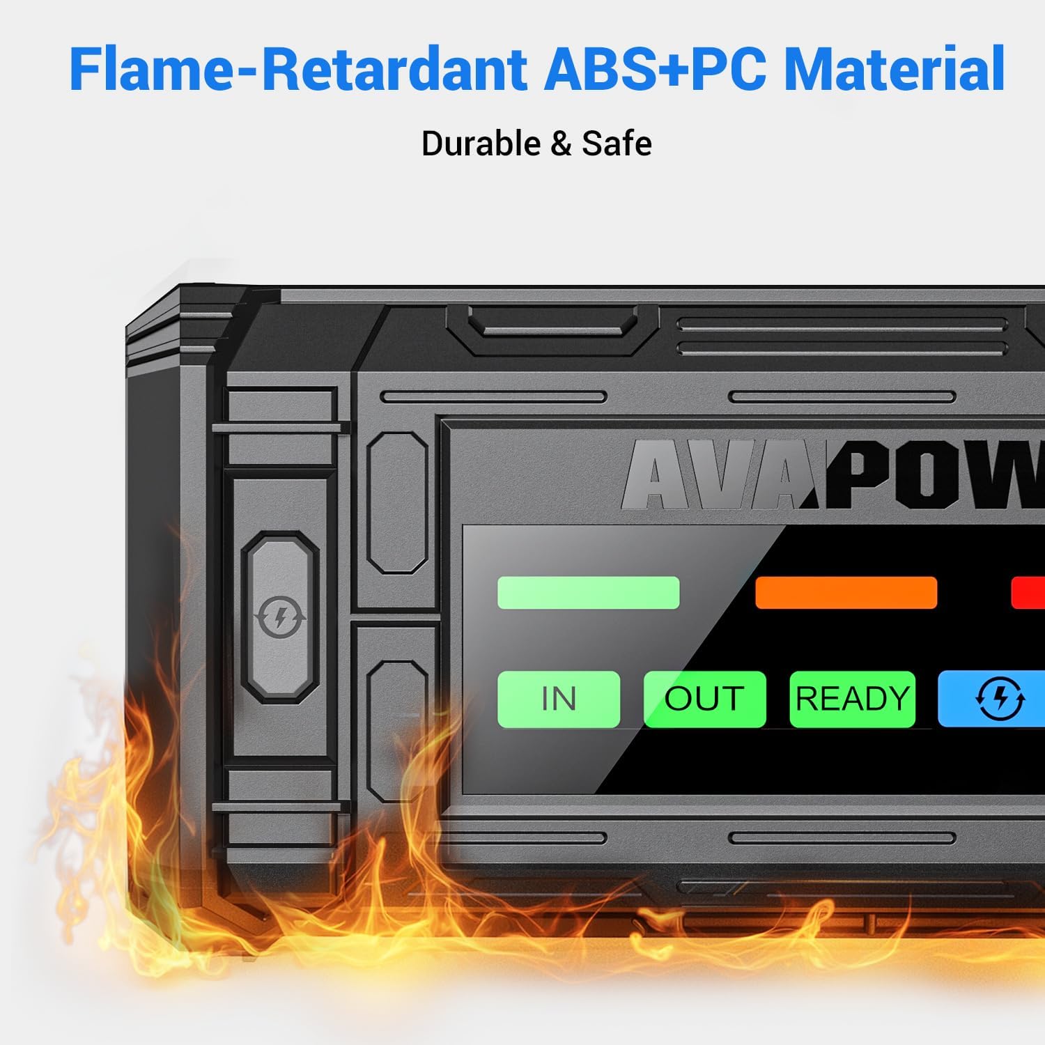 Avapow A68 Jump Starter 6000a with Avapow 2025 New Model TJ18