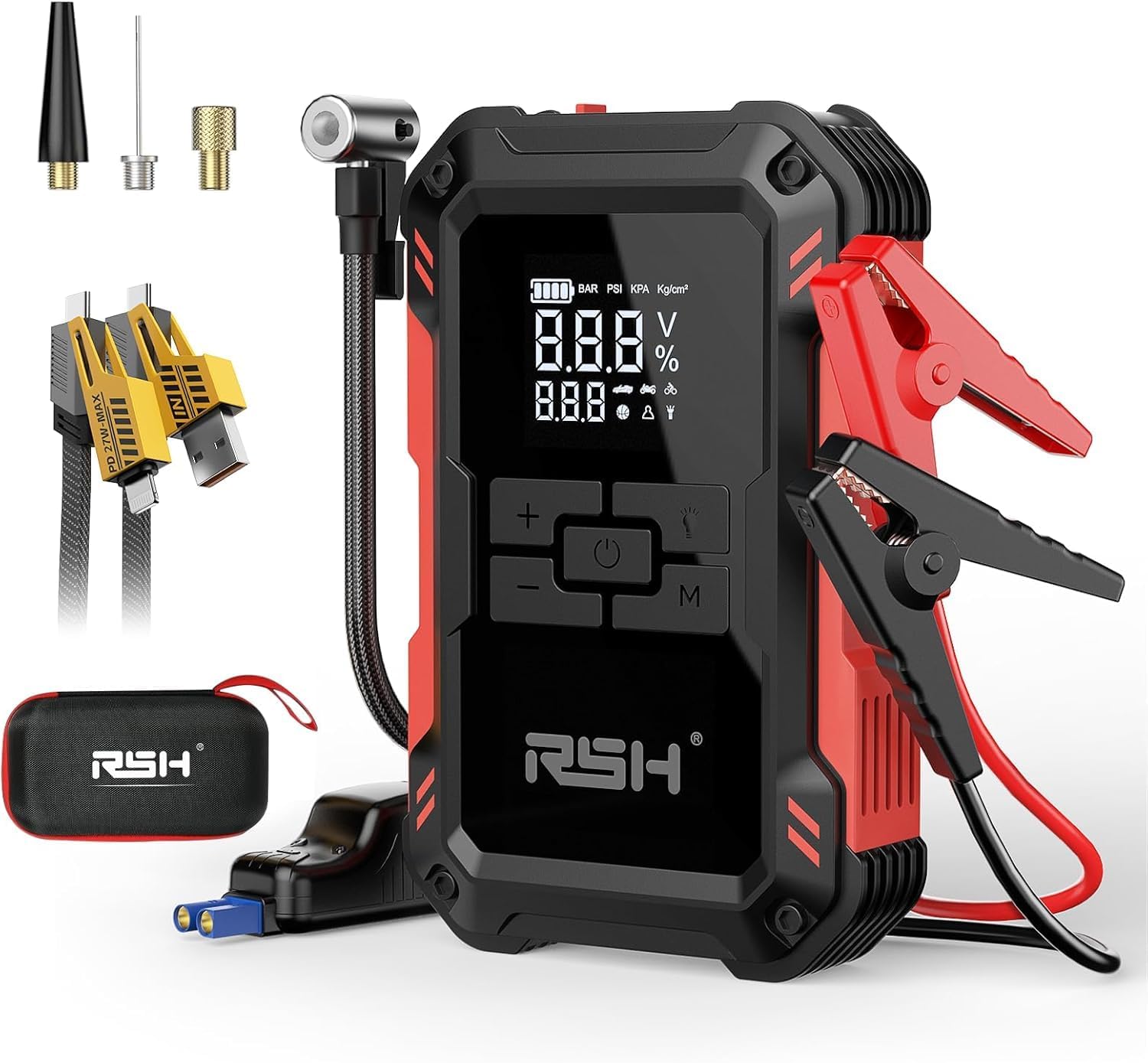 Car Jump Starter with Air Compressor 4000A review