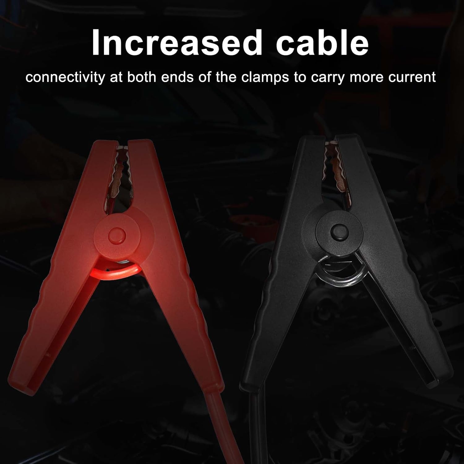 EC5 Emergency Jump Starter Cable for Car with Alligator Clamps, Heavy Duty Automotive Booster Cables for Battery Compatible with 10AWG Silicone Wire for Portable Power Station, Vehicle Battery