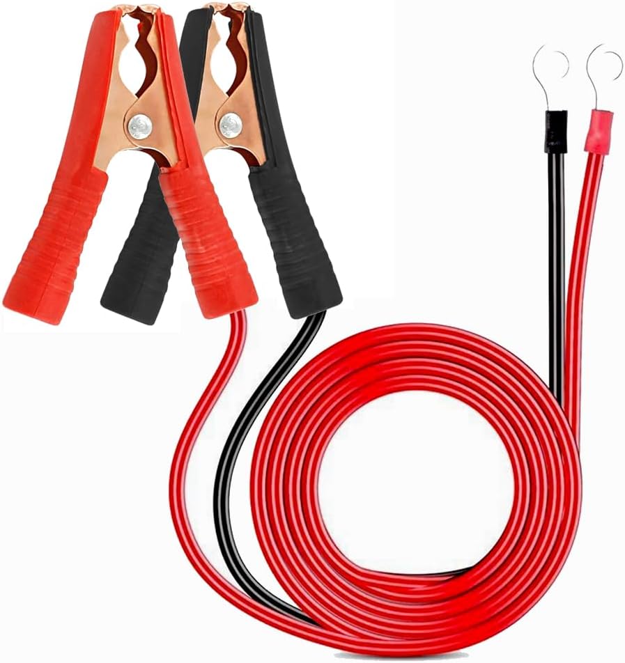 EC5 Jump Starter Cable with Battery Clamps for 12V Emergency Portable 10AWG Car Jump Start Battery Booster Cable Replacement Alligator Clips-Booster Jumper Cables -Car Jump Starter Battery Clips