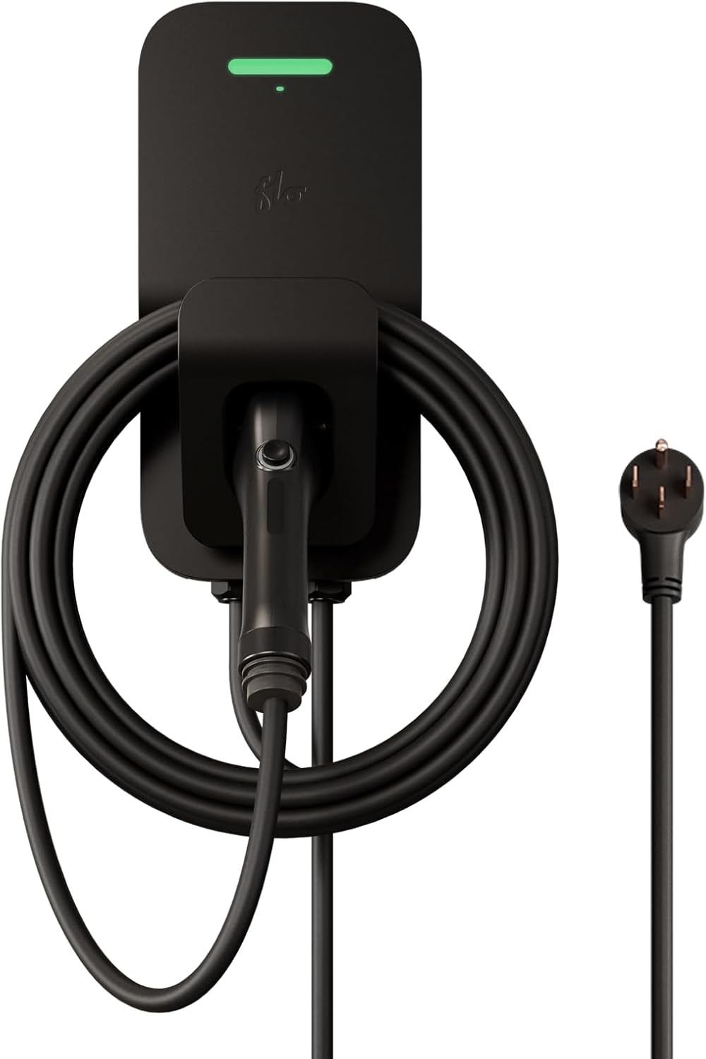 FLO Home X3 Level 2 Electric Vehicle Charger for All EVs (J1772), 50 Amp, 12 kW, 240 V, Nema 14-50 Plug, UL and Energy Star Certified, 25-Foot Cable