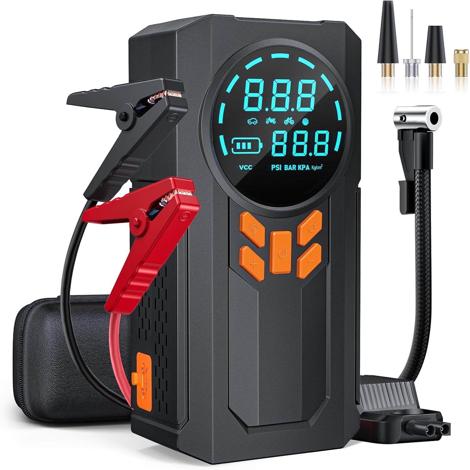Jump Starter with Air Compressor 5000A 160PSI review