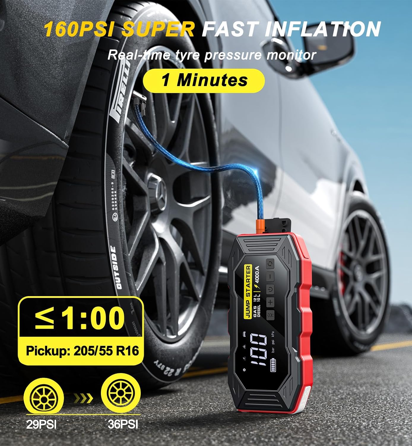 Portable Car Battery Jump Starter review