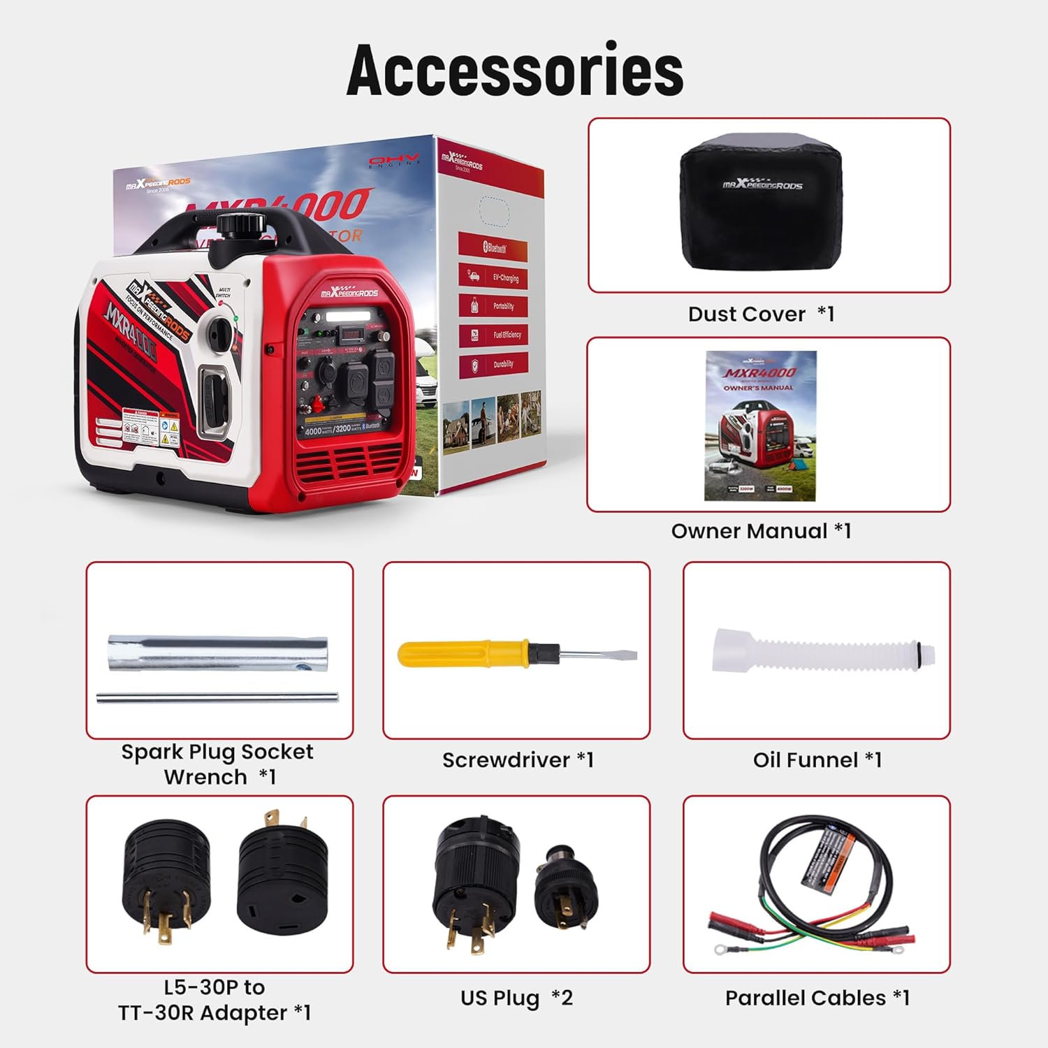 maXpeedingrods 4000W Inverter Generator review