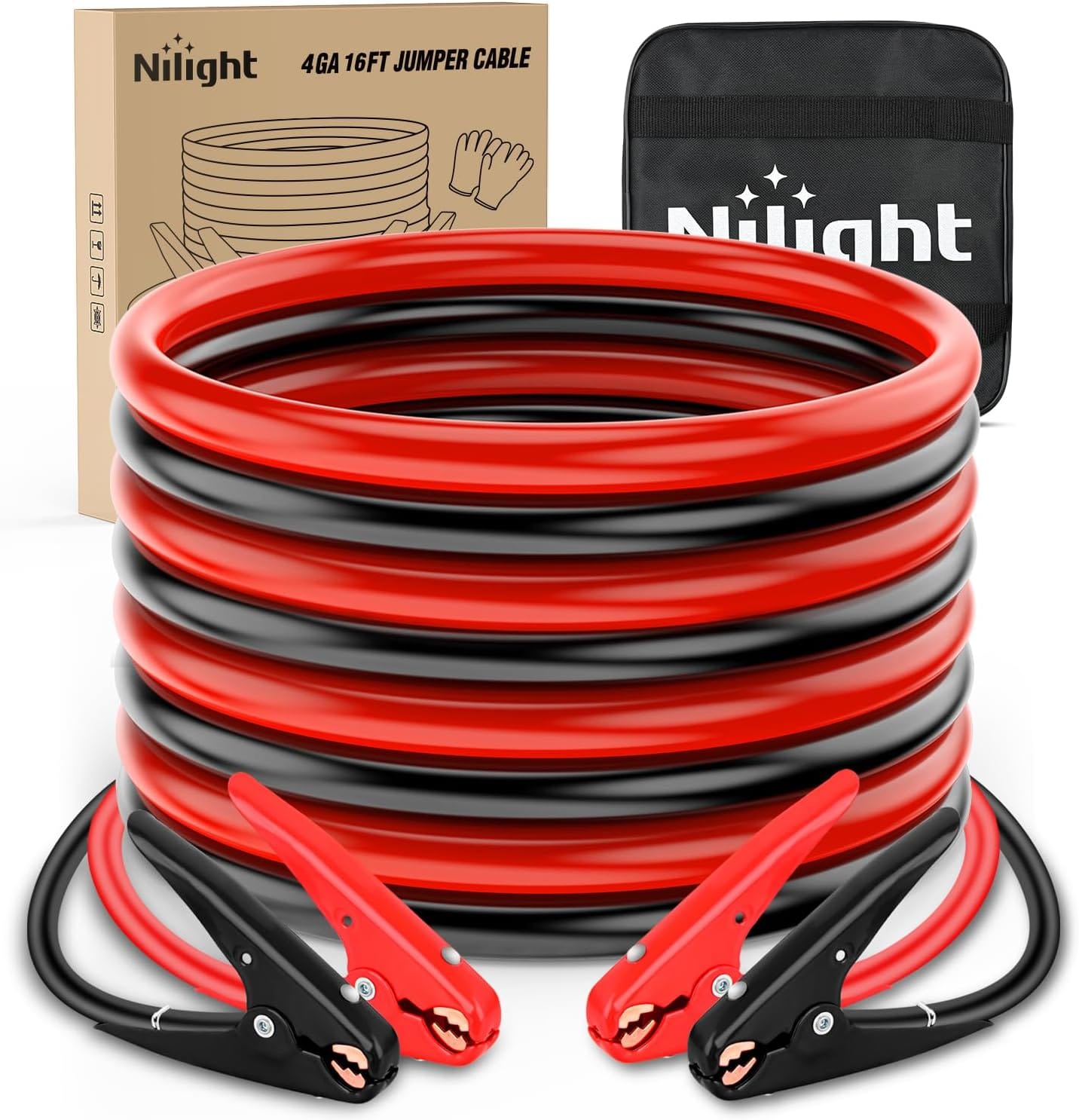 Nilight Jumper Cables 6GA 16FT review