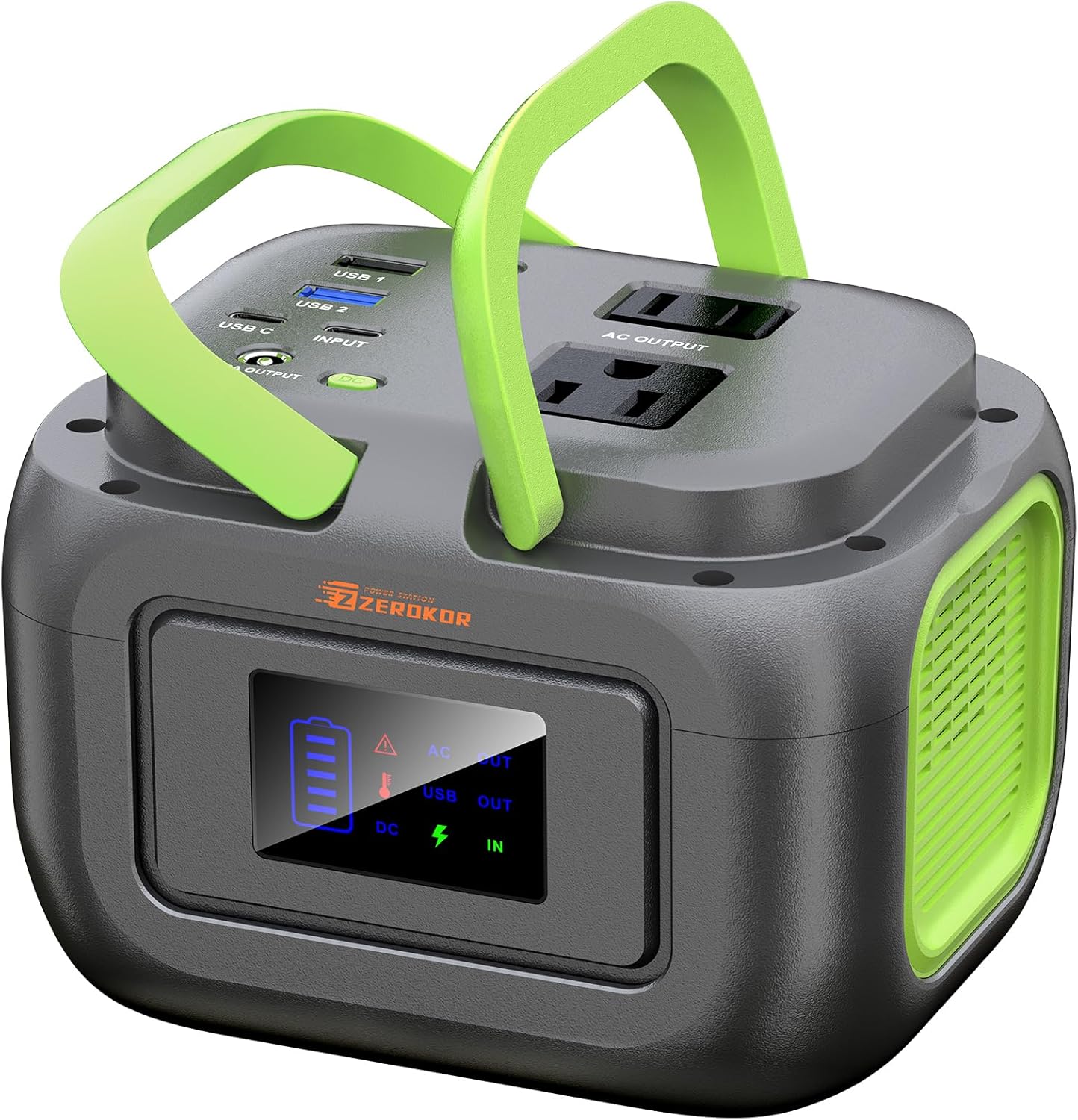 Portable Power Station 120W, 97.6Wh Backup Battery Solar Power Bank Generator with AC Outlets  USB-C Input,Portable Battery Pack Lightweight for Camping Travel RV Van(without Solar Panel)