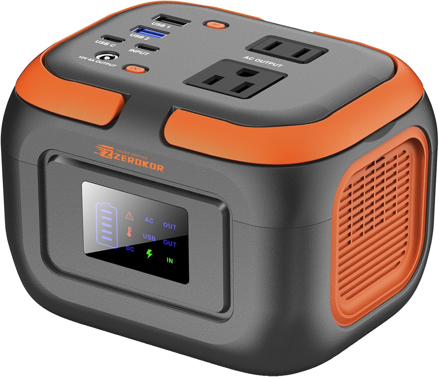 Portable Power Station 120W, 97.6Wh Backup Battery Solar Power Bank Generator with AC Outlets  USB-C Input,Portable Battery Pack Lightweight for Camping Travel RV Van(without Solar Panel)