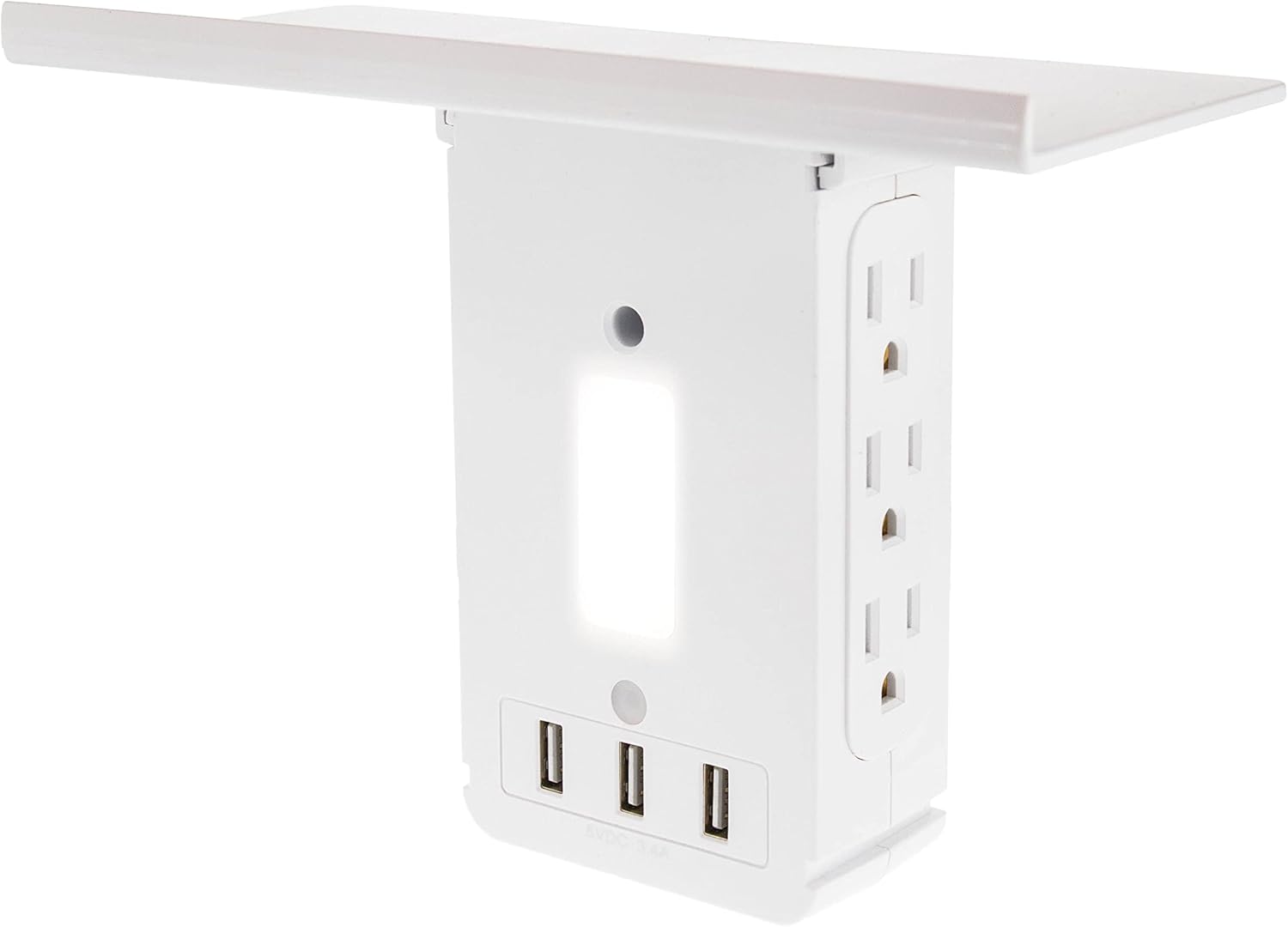 Swivel Power Outlet Charging Tower Station Shelf review