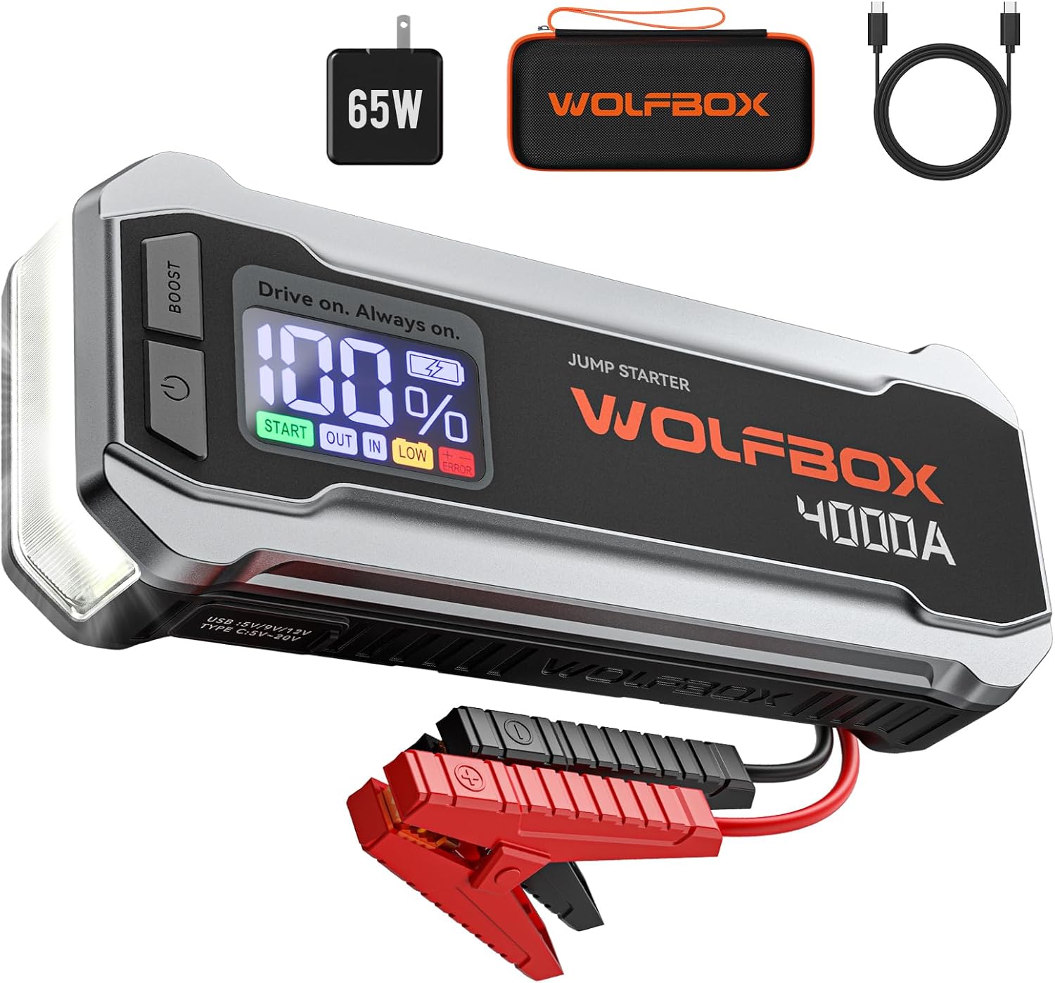 WOLFBOX 4000A 12V Jump Starter review