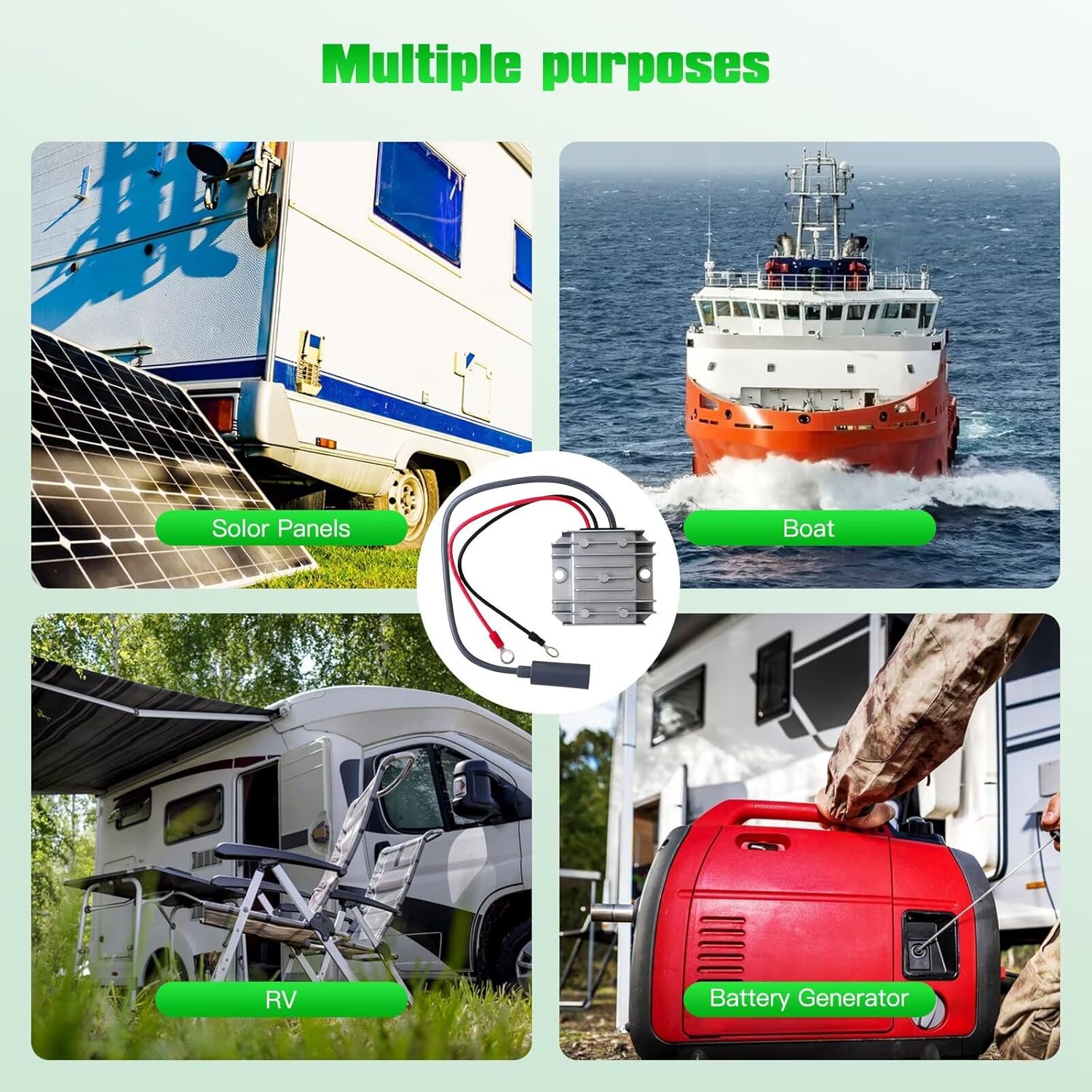 Xspeedonline 12V to 30V Power Supply for Star-Link Mini, Waterproof DC Converter Adapter Cable, 9-28V Input 3.5A Output for RV/Car/Marine, Step-Up Voltage Booster Accessory