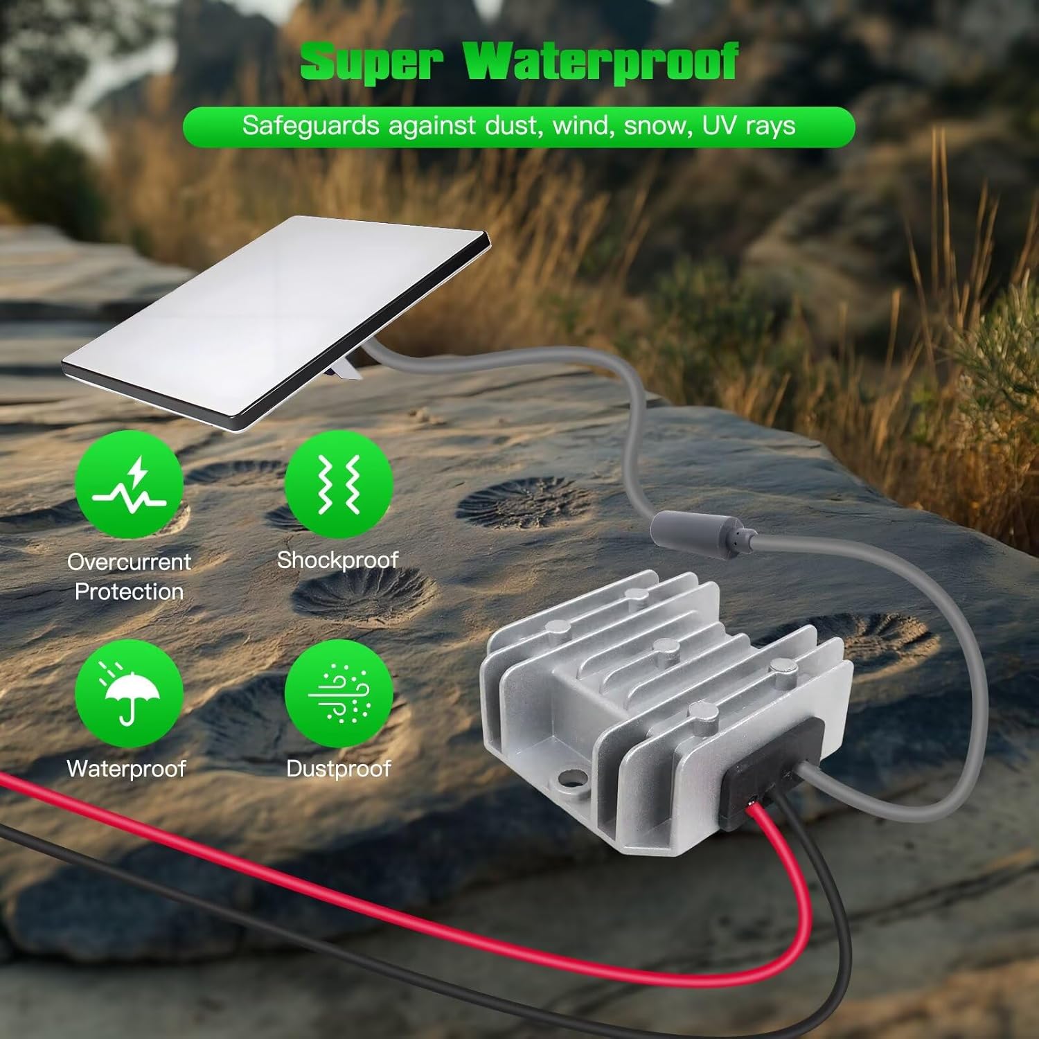 Xspeedonline 12V to 30V Power Supply for Star-Link Mini, Waterproof DC Converter Adapter Cable, 9-28V Input 3.5A Output for RV/Car/Marine, Step-Up Voltage Booster Accessory