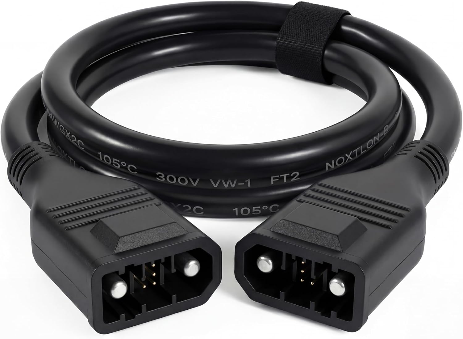 XT150 Inverter to Power Station Connection Cable, 1M Extra Battery Cable Compatible with Delta 2, xt150 Connector Classic Extension Wire, Flexible, USB Male-to-Male