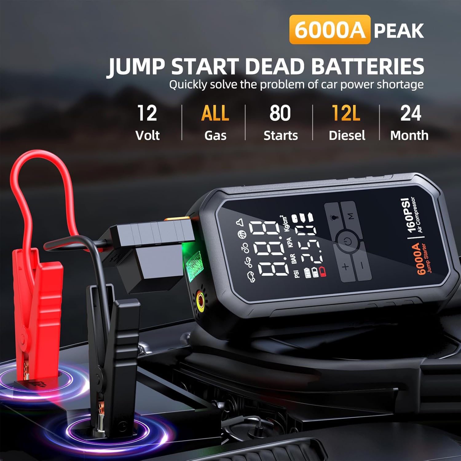 10-in-1 Jump Starter with Air Compressor review